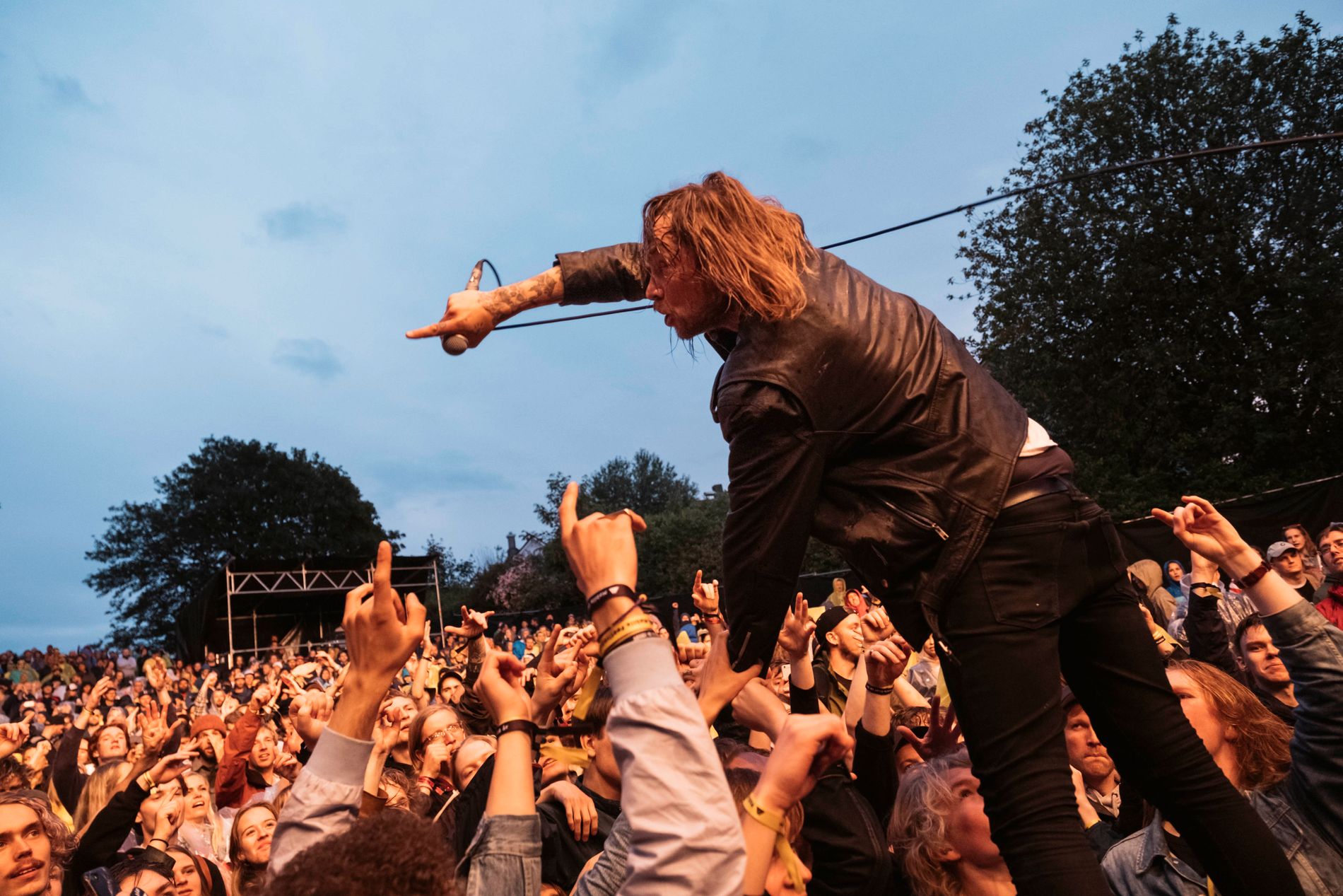 Kvelertaks vokalist Ivar Nikolaisen på Mablis-scenen i 2019. Foreløpig er ingen artister for 2021-versjonen annonsert.