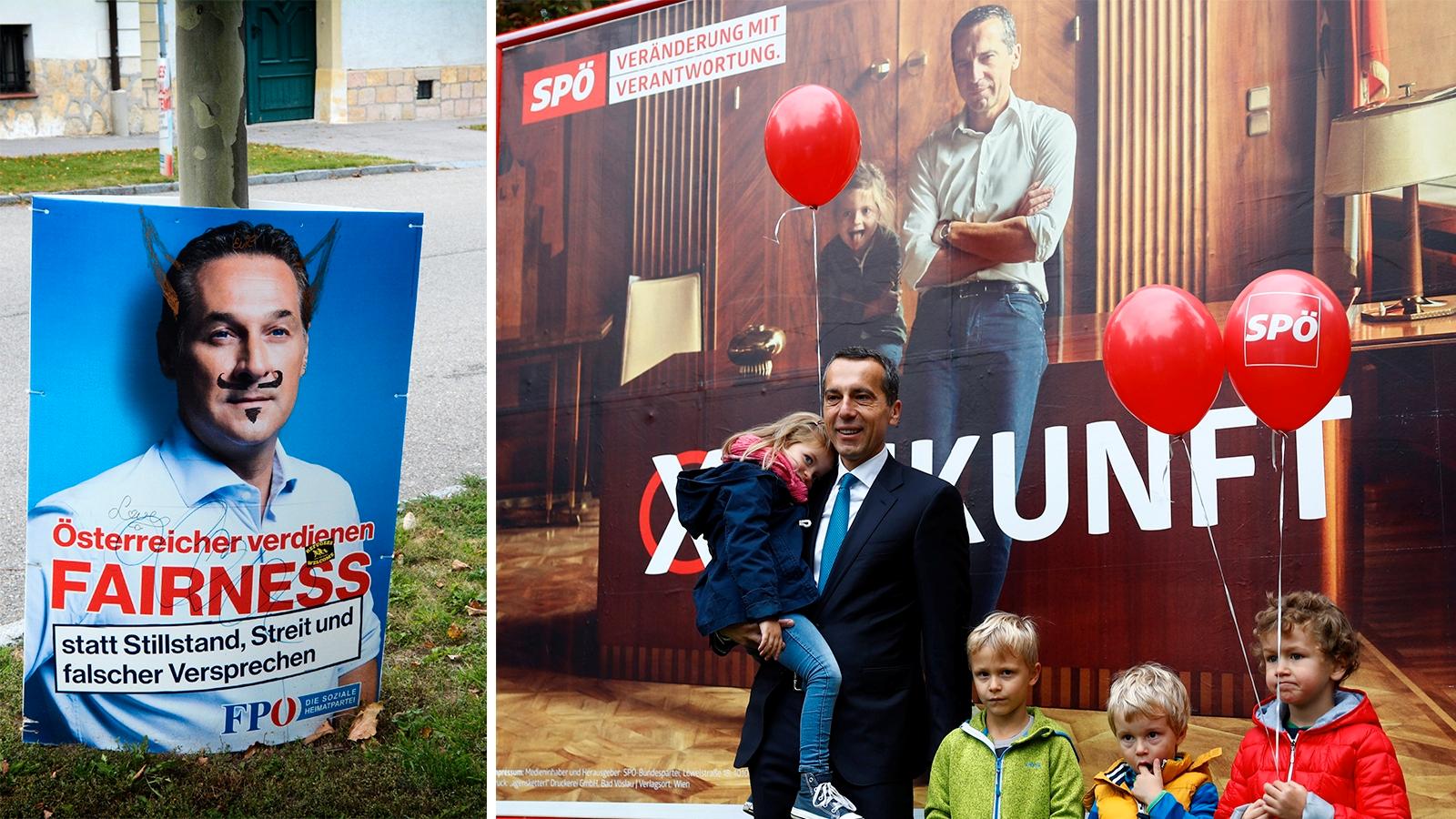 Frihetspartiet og lederen Heinz-Christian Strache er ikke stuerene i alles øyne. Likevel har arbeiderpartiet SPÖ og kansler Christian Kern åpnet for samarbeid etter dagens valg i Østerrike.