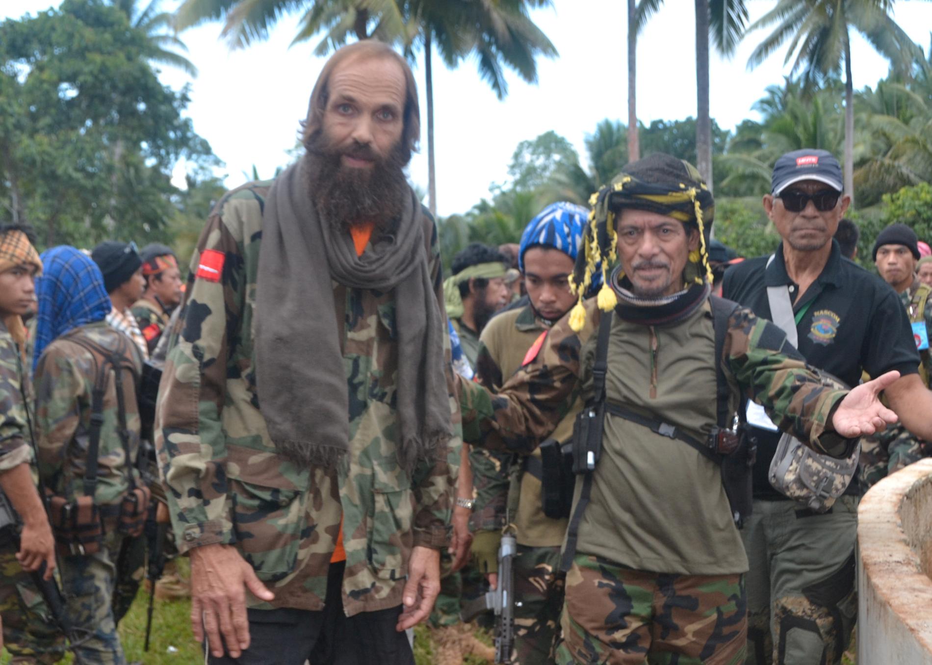 FRI MANN: Kjartan Sekkingstad ble frigitt i september, etter å ha blitt holdt som gissel av Abu Sayyaf-geriljaen på Filippinene i ett år. Nå har islamistgruppen løslatt ytterligere tre gisler.