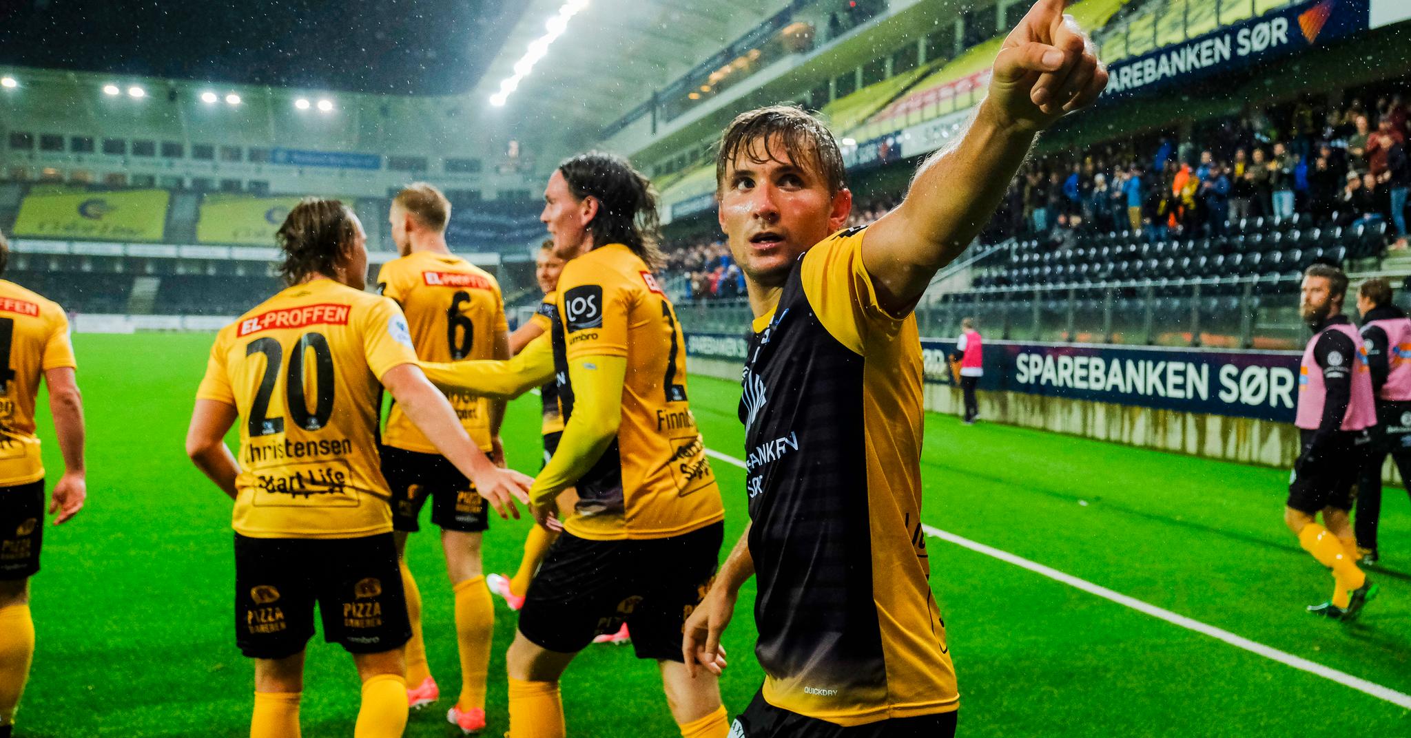 Steffen Lie Skålevik scoret ti mål på 11 kamper i Start i fjor, og bidro sterkt til å sikre opprykket til Eliteserien.