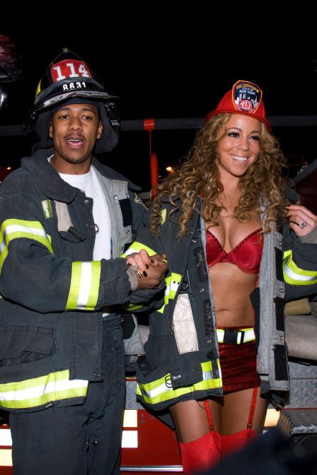 Nick Cannon and Mariah Carey _Nick Cannon og Mariah Carey feirer Halloween på sin brennende måte. Foto: AP / Scanpix._