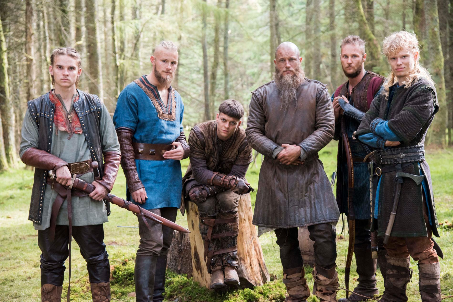 Ragnar og sønnene er klare for nye episoder av Vikings.