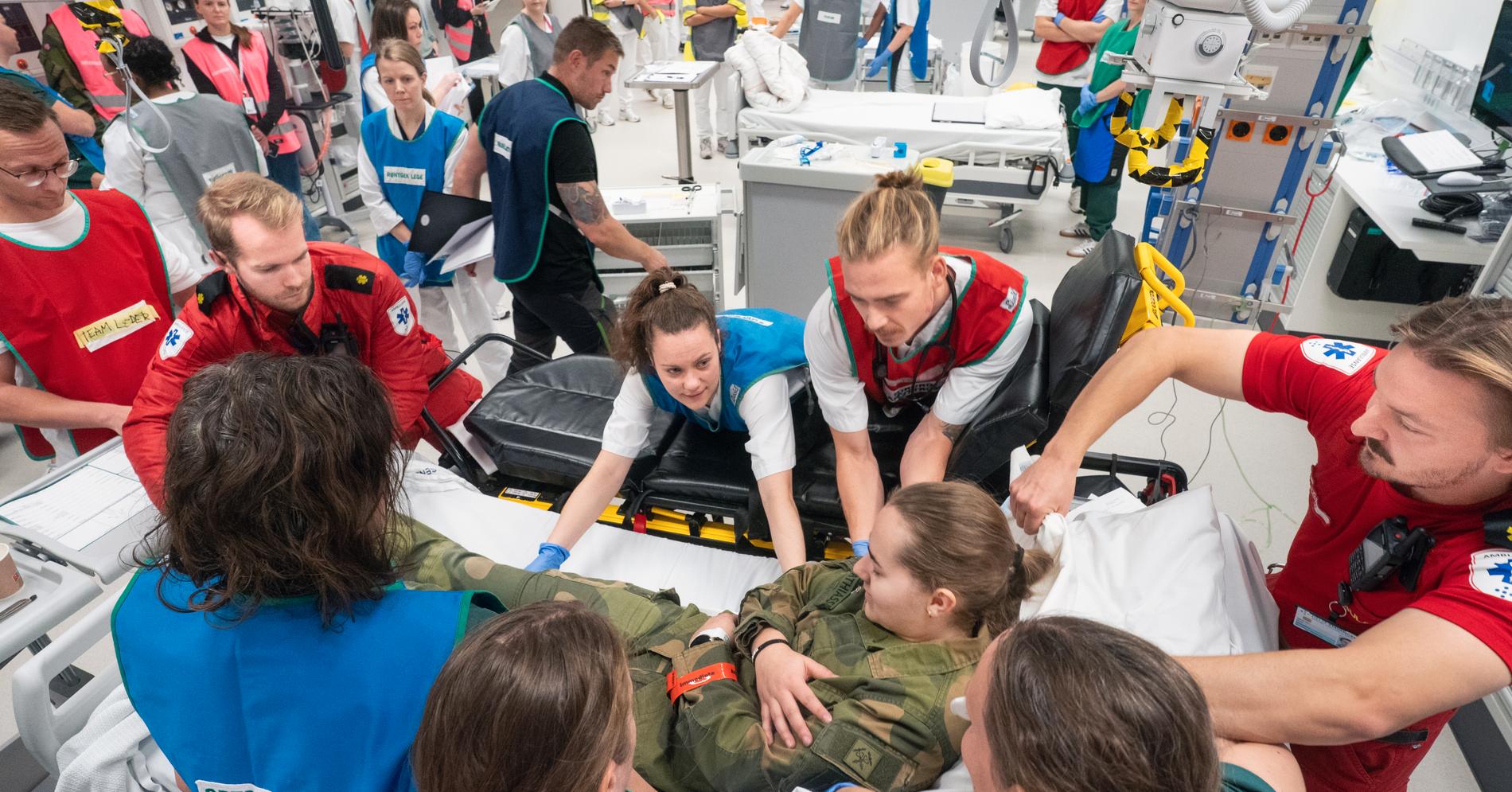 Stor masseskadeøvelse ved Nye SUS: – Viktig å vite at alt fungerer