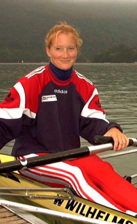 Kristine Bjerknes, her fra trening i Frankrike i 1997. 