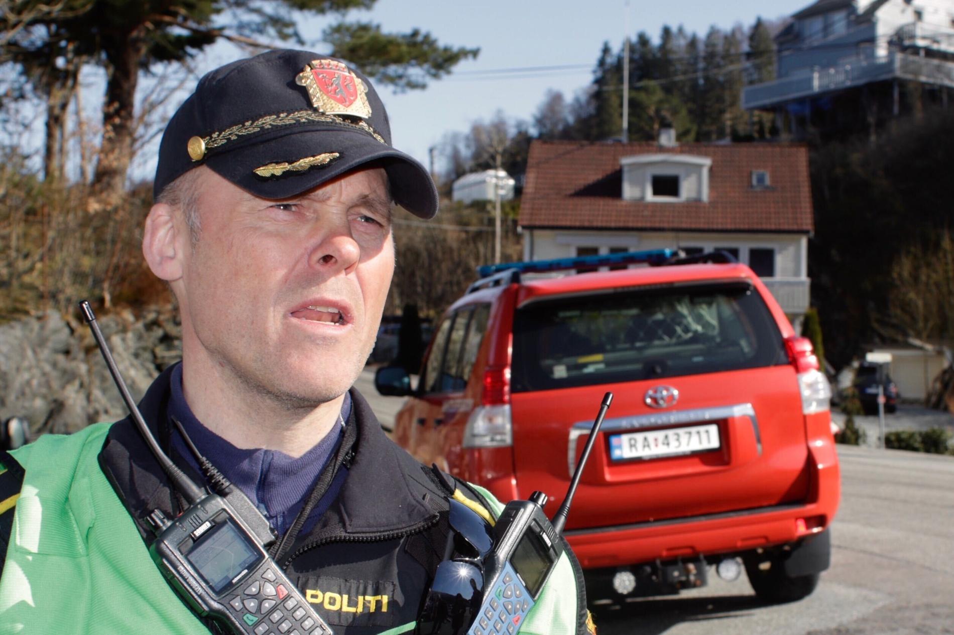 Politiets innsatsleder, Frank Listøl.