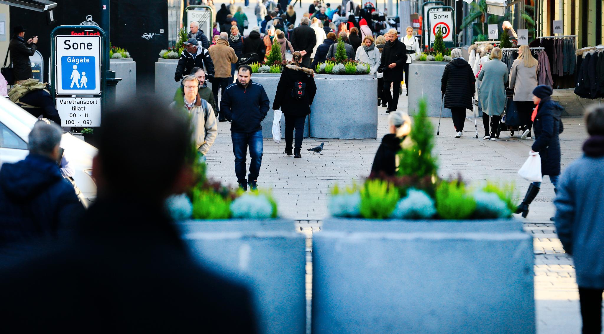 De nye blomsterkrukkene i Oslo sentrum er satt ut som strakstiltak. Mottagelsen var blandet.