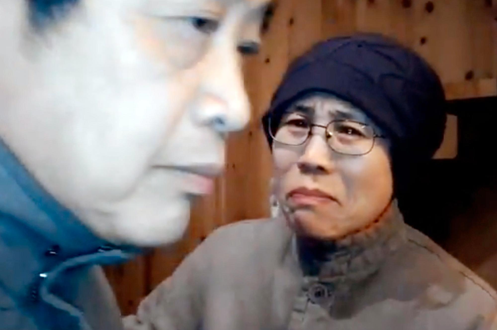 Ett av de siste kjente bildene av Liu Xia er hentet fra en video da noen få støttespillere klarte å besøke henne hjemme i Beijing i desember 2012. Enken etter Liu Xiaobo har vært i husarrest siden 2010.