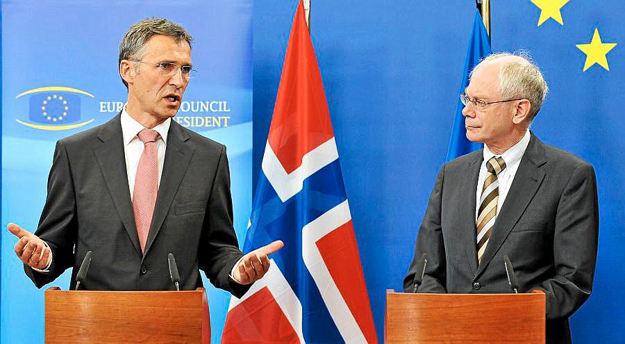 Jens Stoltenberg har liten innflytelse på hva EU-president Herman Van Rompuy måtte vedta av nye lover.