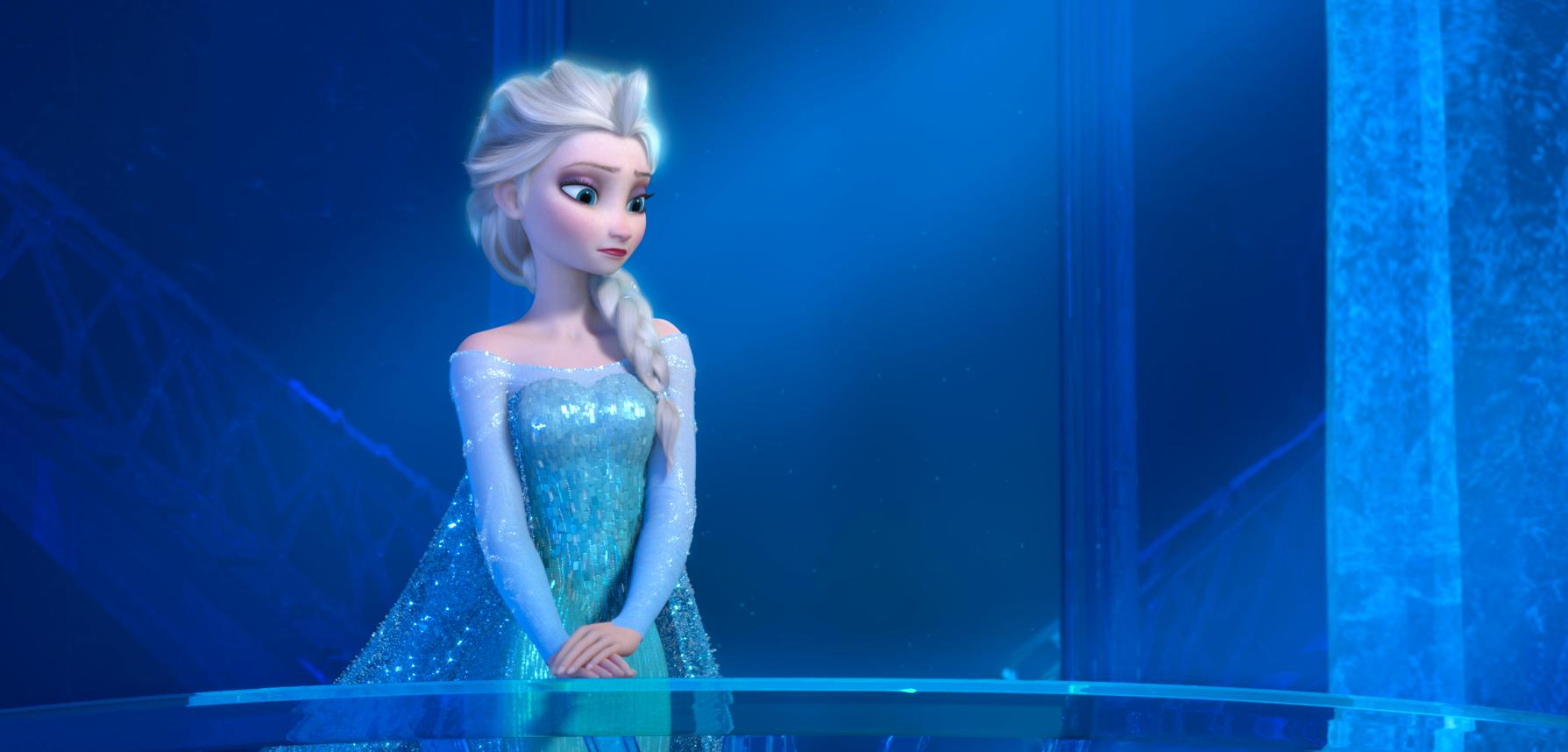 FROST-FEBER: Tegnefilmen «Frost» foregår i et norskinspirert landskap med Elsa (bildet) og søsteren Anna i hovedrollene. Filmen har spilt inn nesten åtte milliarder kroner for mediegiganten Disney.