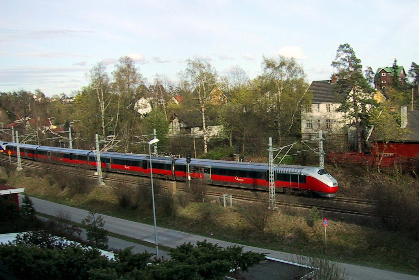 Seks timer stengt hele 2017: Sørlandsbanen.