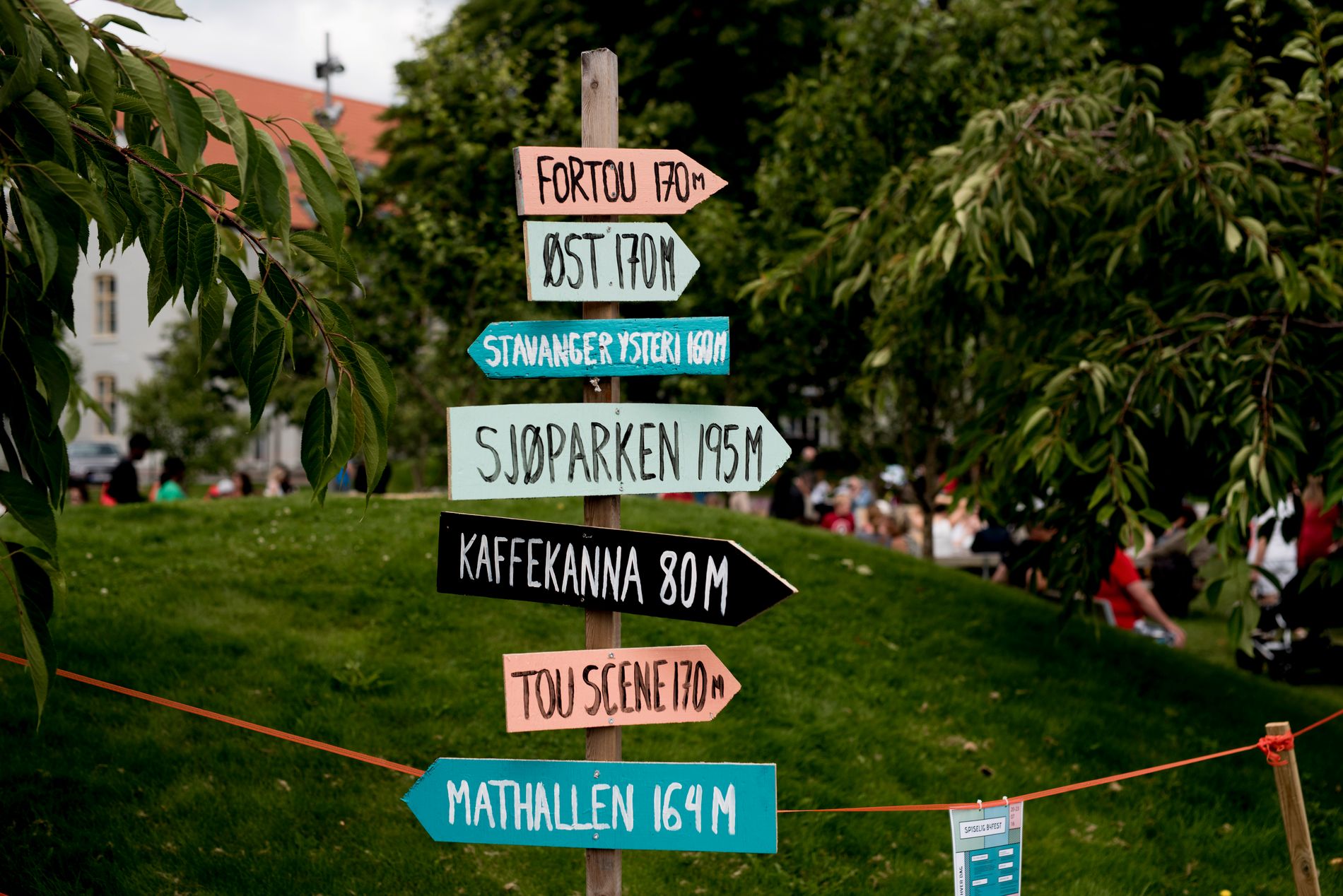 Spiselig byfest i fjor: I år blir festivalområdet dobbelt så stort, og kommer til å strekke seg helt til Badedammen!