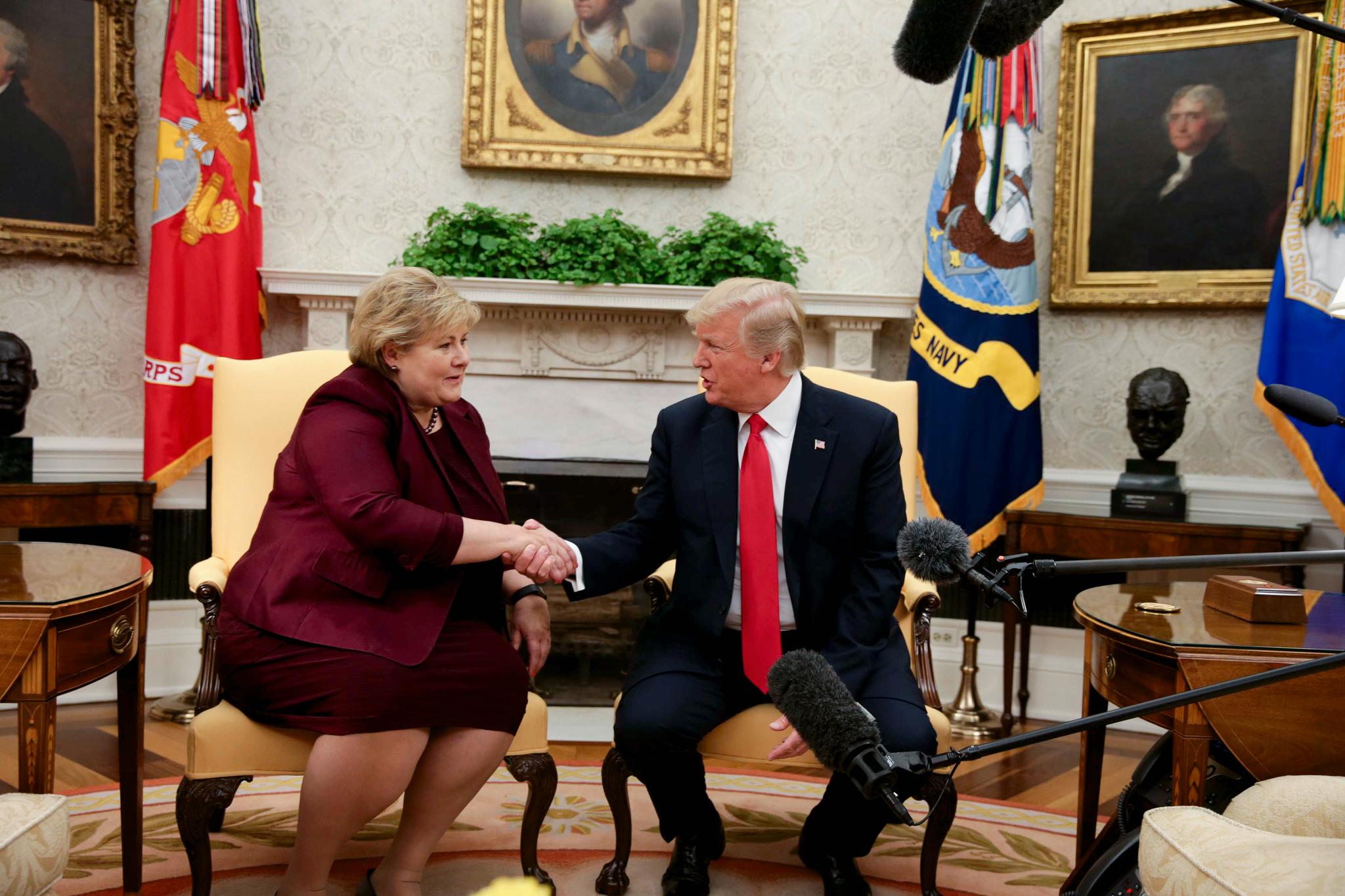 As Norway’s first prime minister, Solberg was invited to a G7 summit