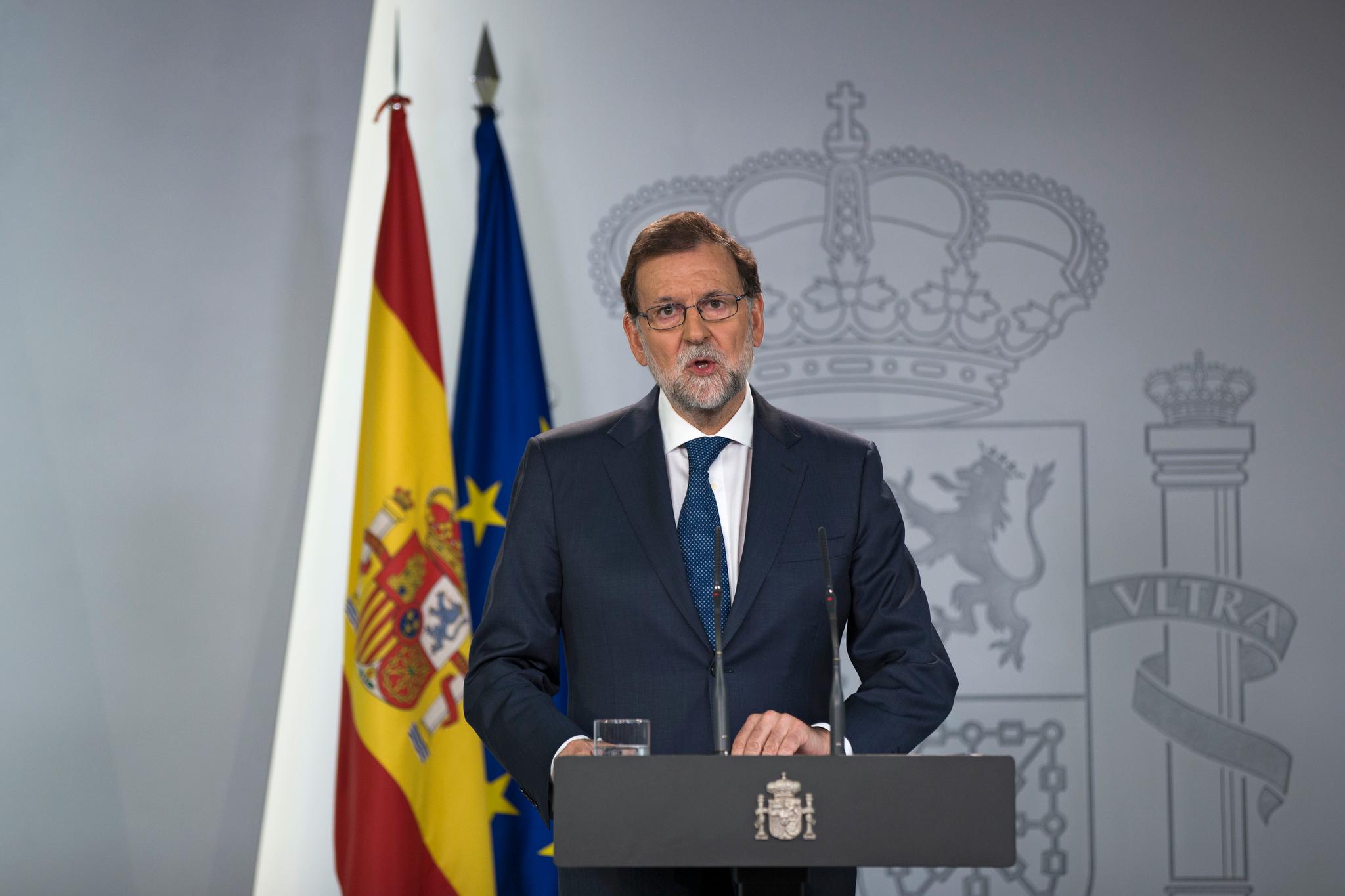 – Jeg sier det med like mye ro som besluttsomhet. Det kommer ikke til å bli noen folkeavstemning, sa Spanias statsminister Mariano Rajoy fredag i forrige uke.