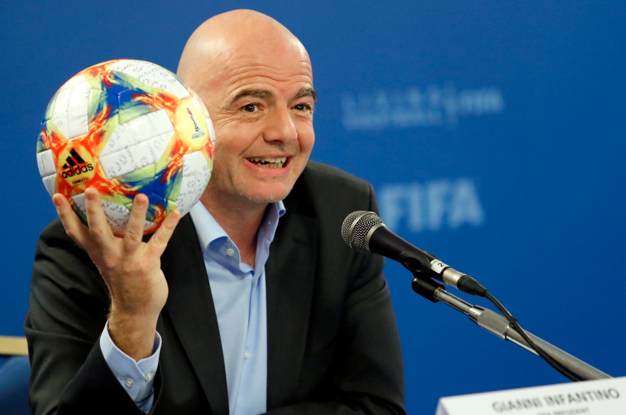 Gianni Infantino har ingen motkandidater under onsdagens presidentvalg i FIFA.