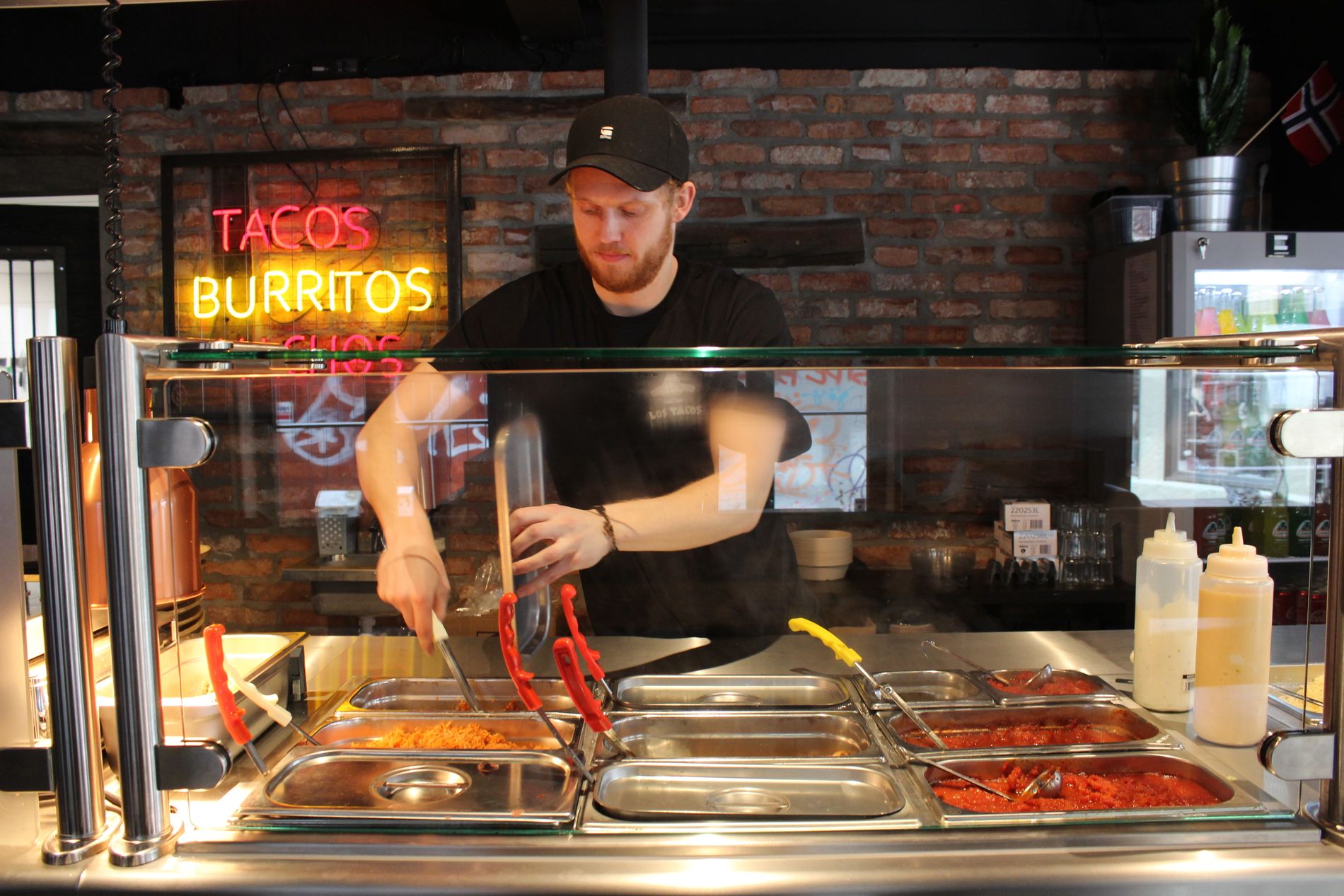 Thor Gjerde (24) har flyttet «hjem» igjen for å ta over Los Tacos’ nye restaurant i Skagen i Stavanger. 