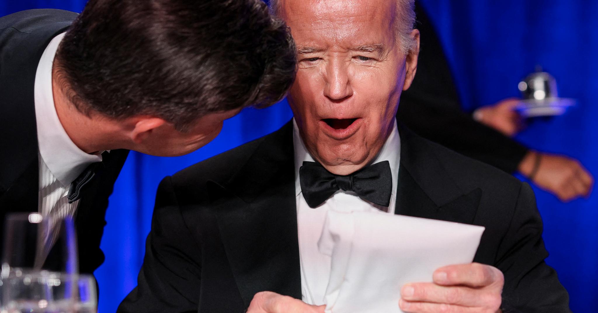 Joe Biden a pris la parole lors du dîner de la presse :