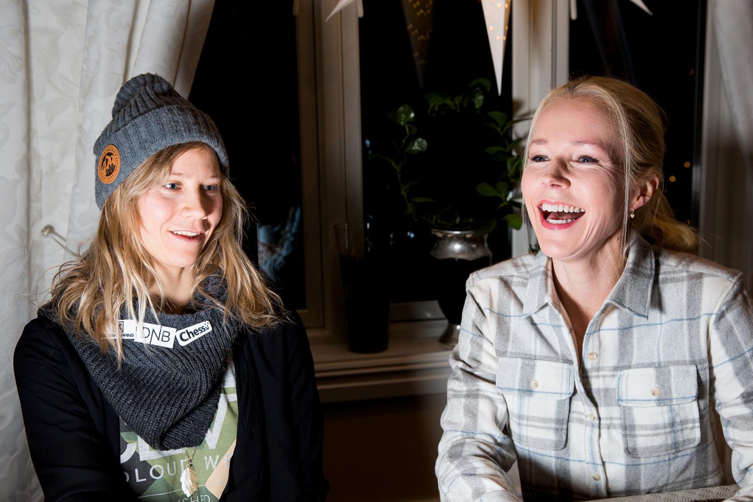 Snowboardstjernen Kjersti Buaas og forfatter og lege Berit Nordstrand er begge opptatt av et balansert kosthold for å kunne prestere på sitt beste. 