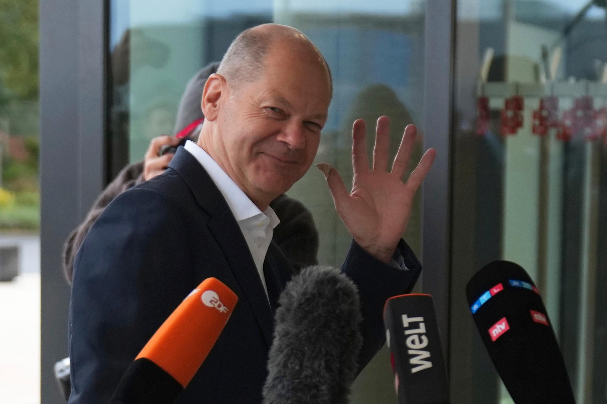 Olaf Scholz er ett skritt nærmere å bli Tysklands nye statsminister. 