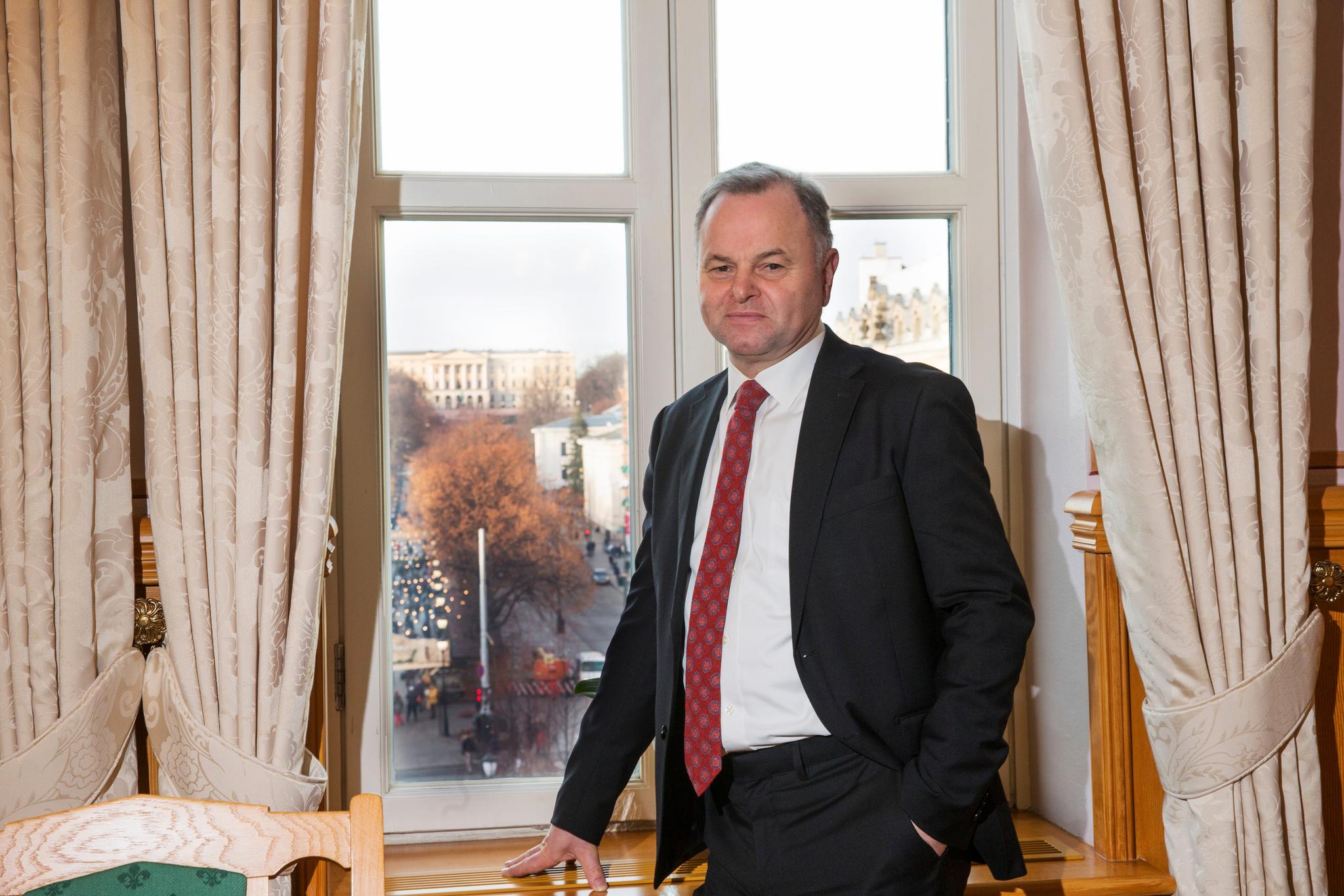 Stortingspresident Olemic Thommessen.