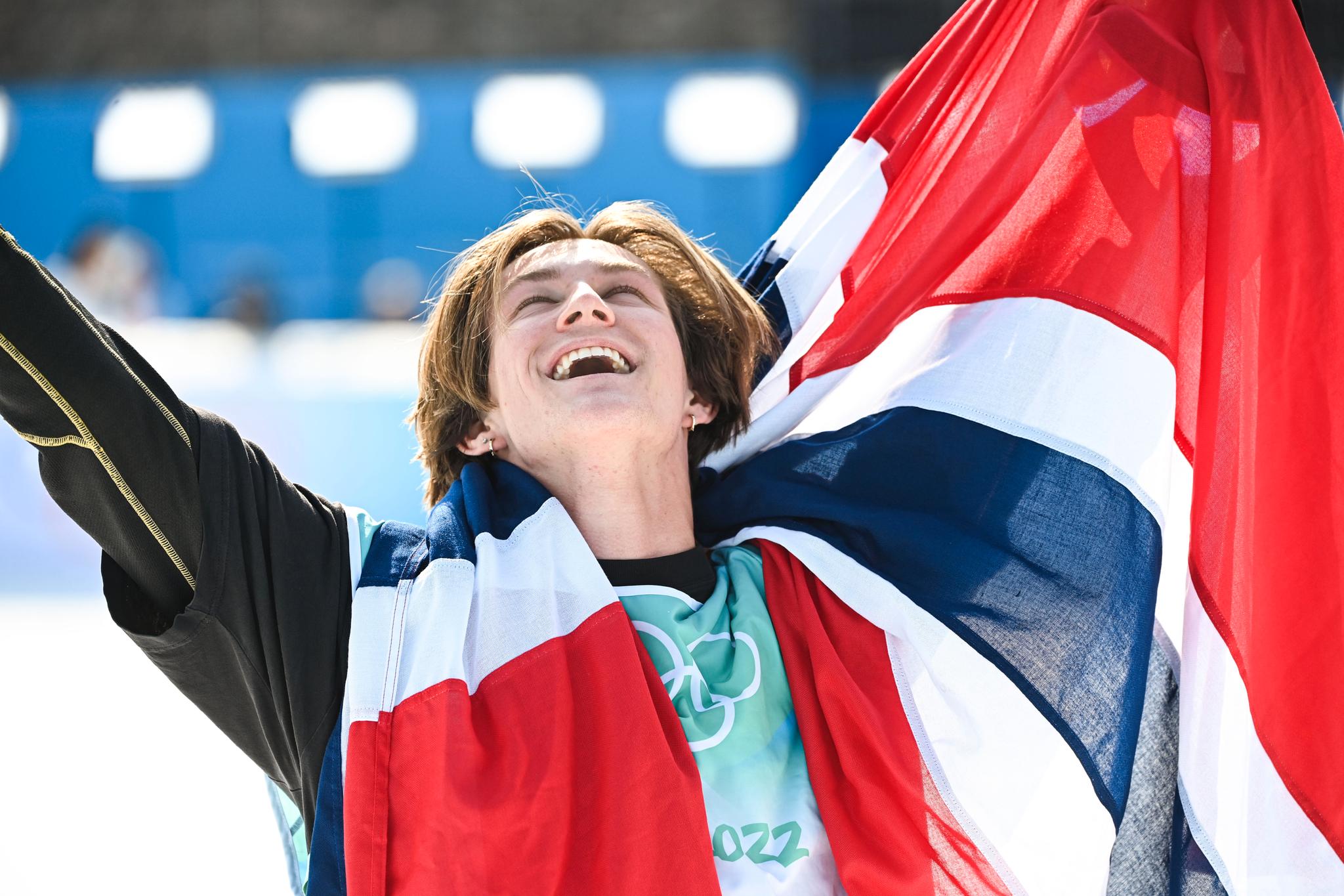 OLYMPISK MESTER: Birk Ruud tok karrierens første OL-gull på onsdag. 