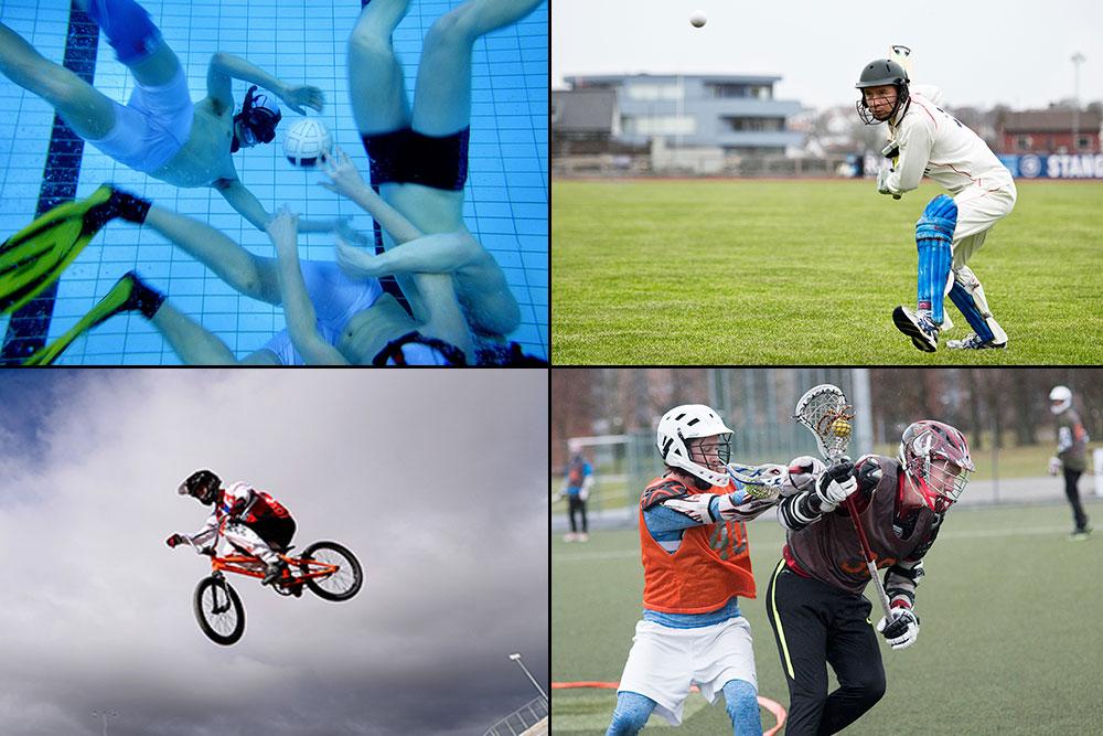 Alle disse idrettene, i tillegg til noen til, kan du prøve i Stavanger eller Sandnes.