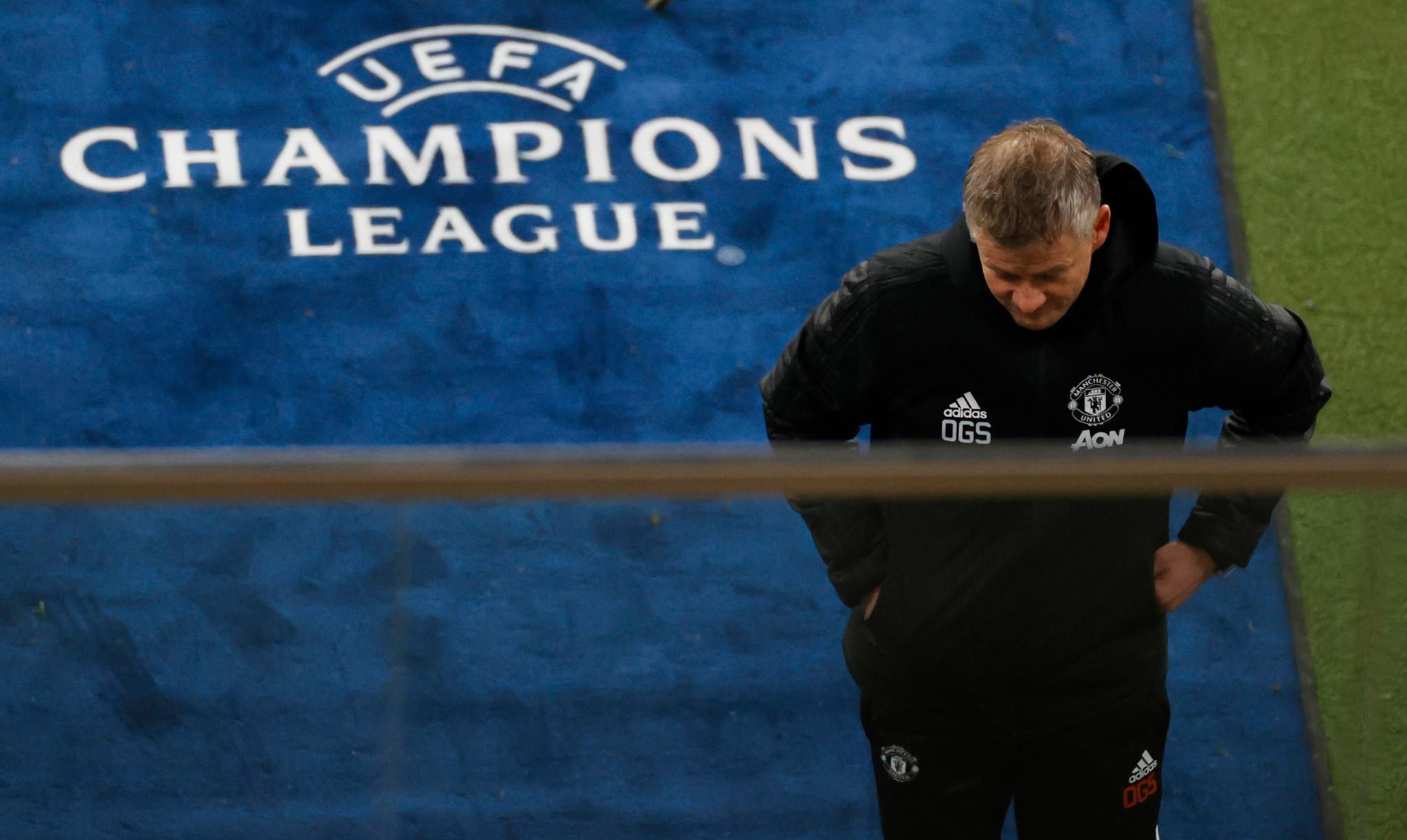 Ole Gunnar Solskjær og Manchester United er slått ut av Champions League. 