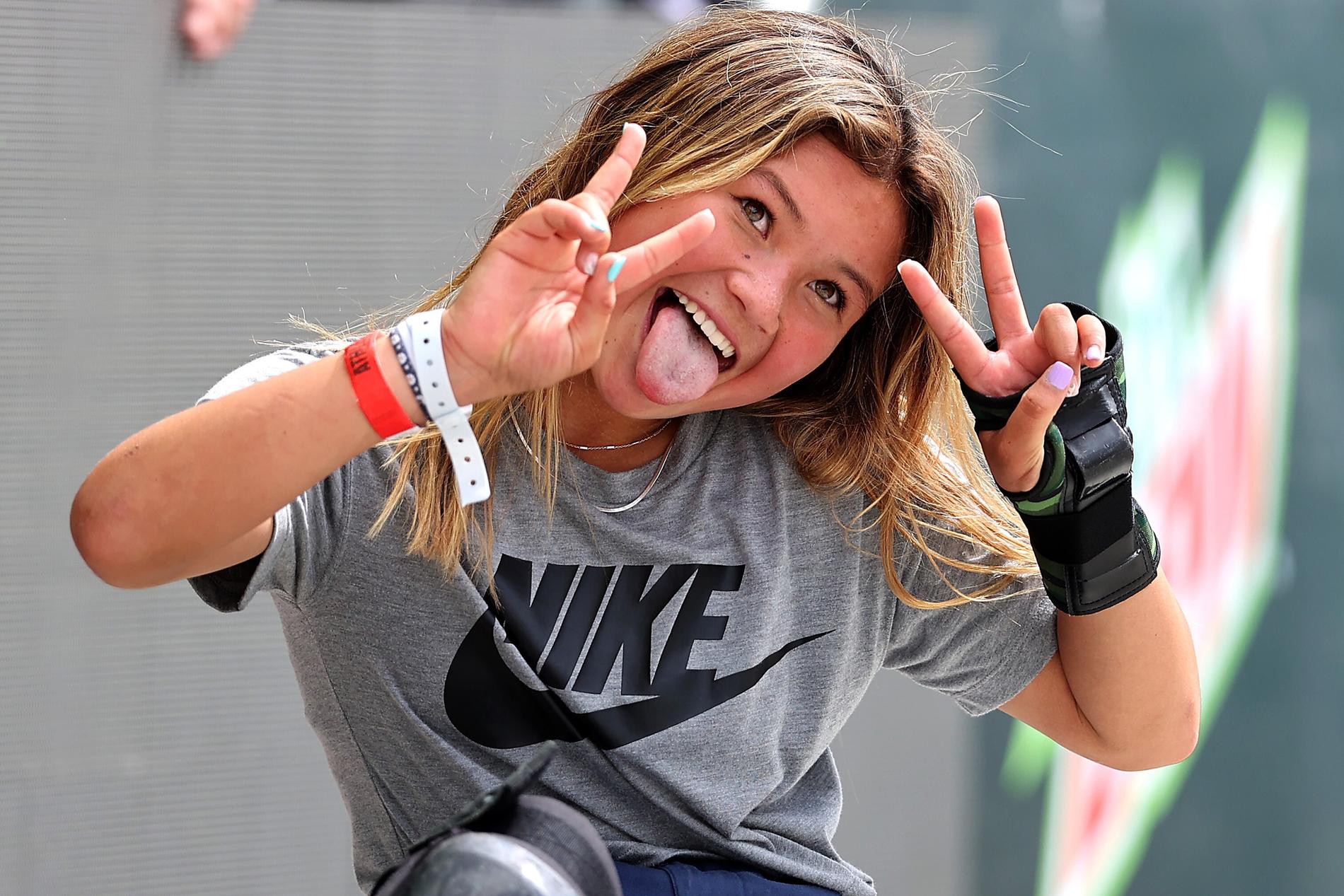 SUPERTALENT: Sky Brown er verdens yngste Nike-sponsede utøver. Nå er 12-åringen OL-klar.
