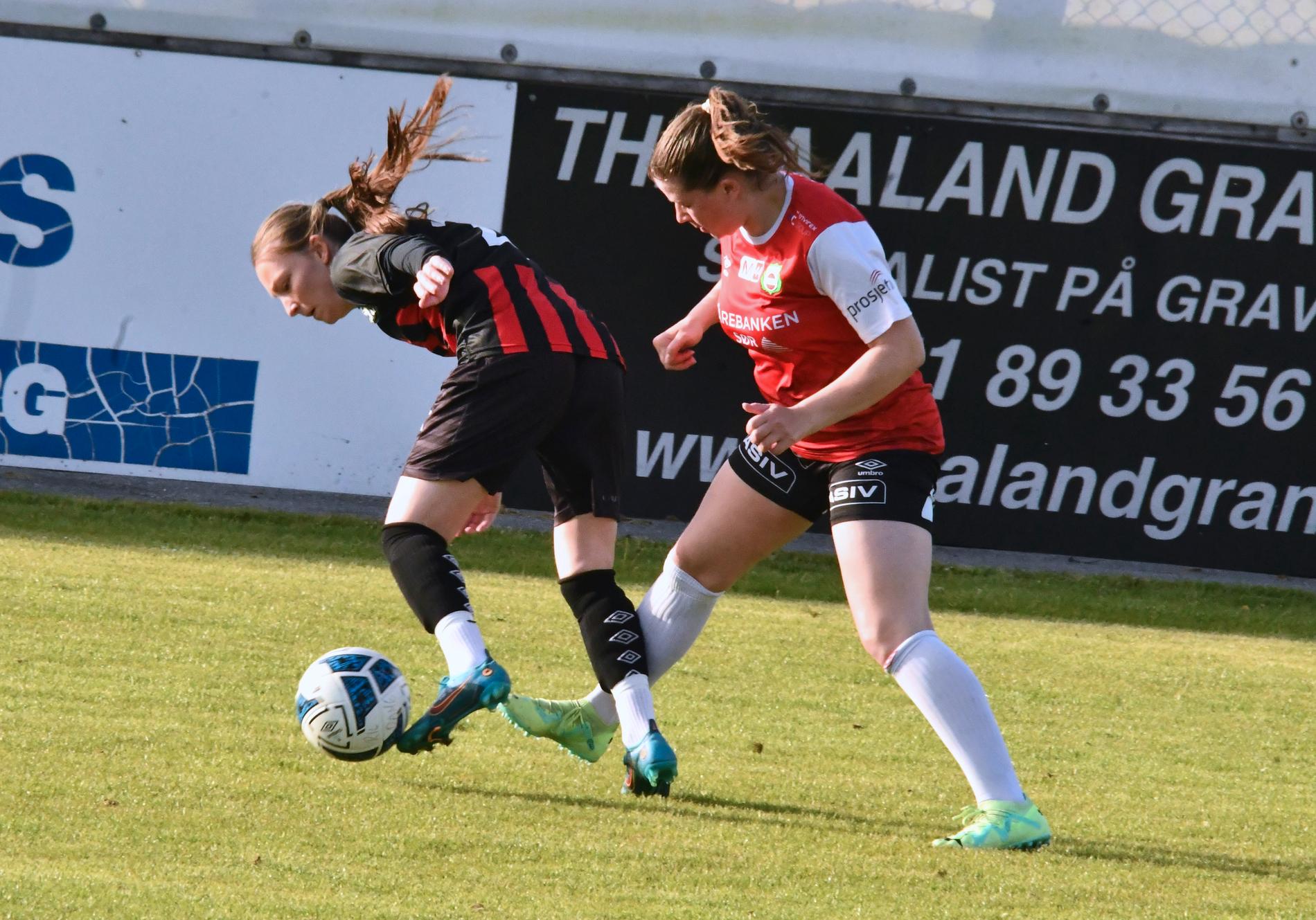 Alice Håversen Lindseth scoret kampens første mål da Randaberg/VBK vant mot Bryne 3. 