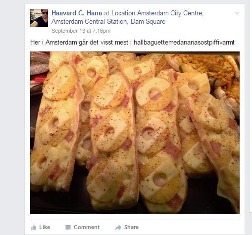 Ananas hører ikke hjemme på halvt horn, Nederland!