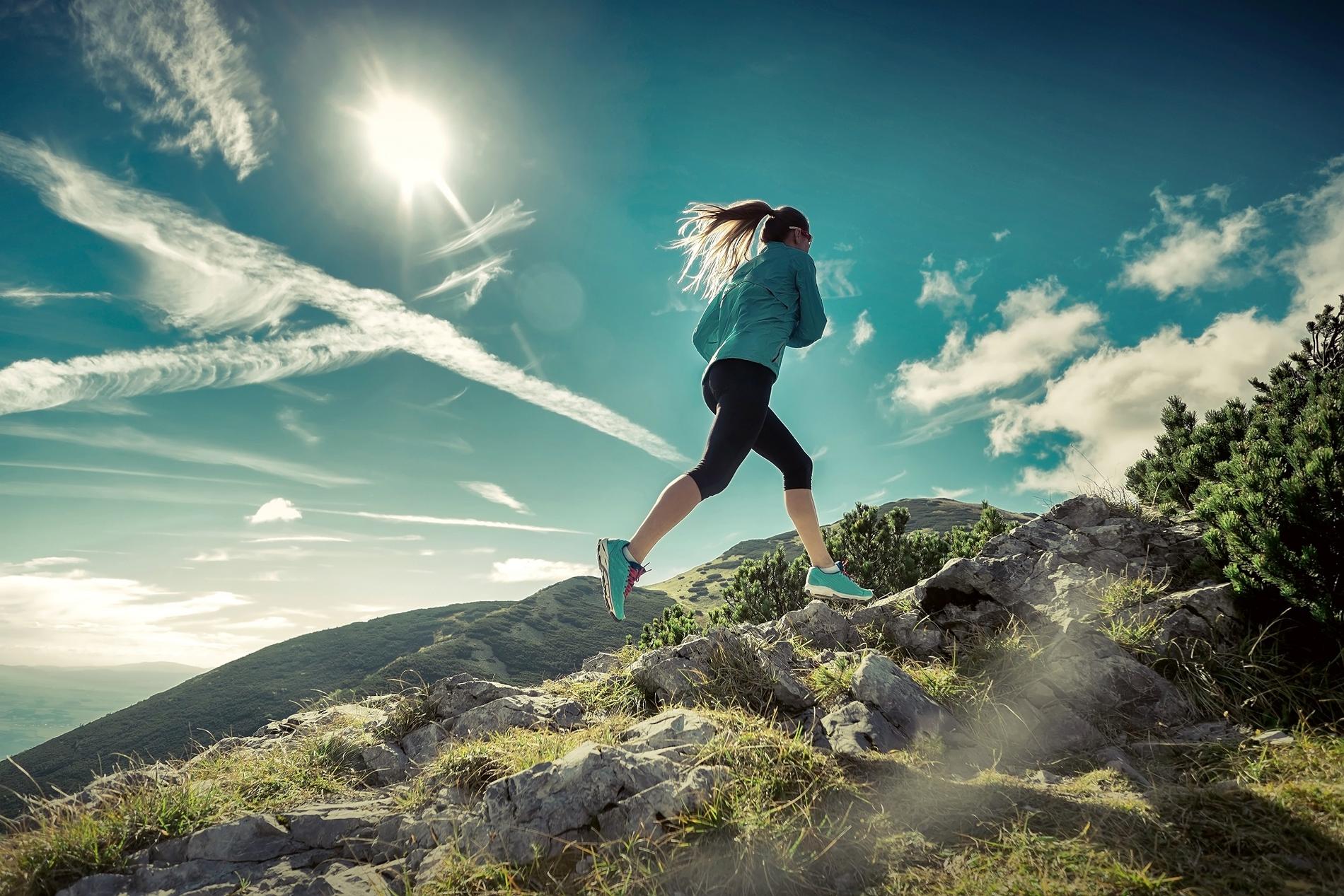  Løping i terreng gjør at man får aktivert flere muskler, og da får mer variert belastning 