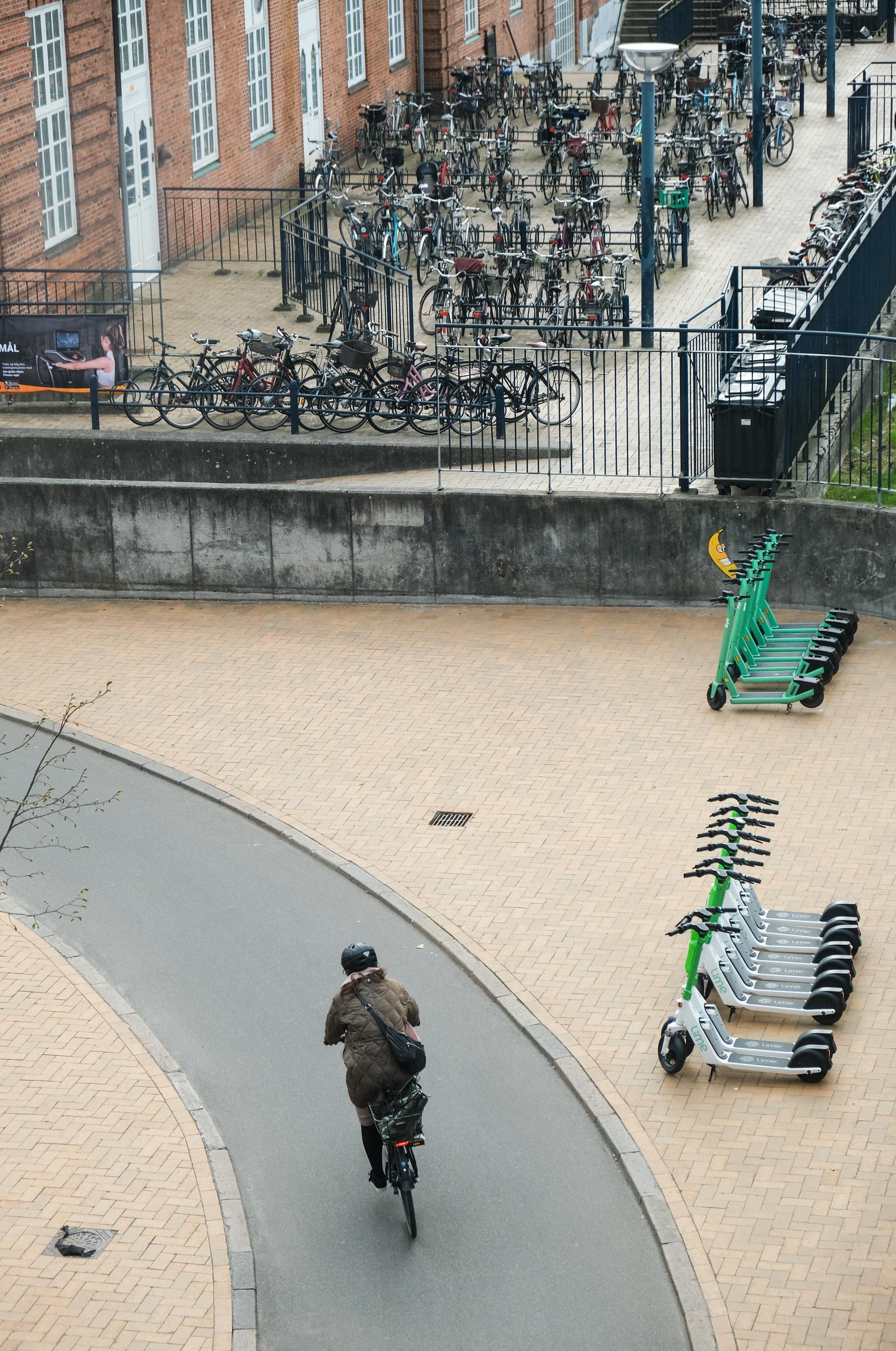 Odense er kjent som en av Danmarks mest sykkelvennlige byer. Sammenlagt har byen 560 kilometer med sykkelstier, 123 sykkelbroer og 65 sykkeltunneler.