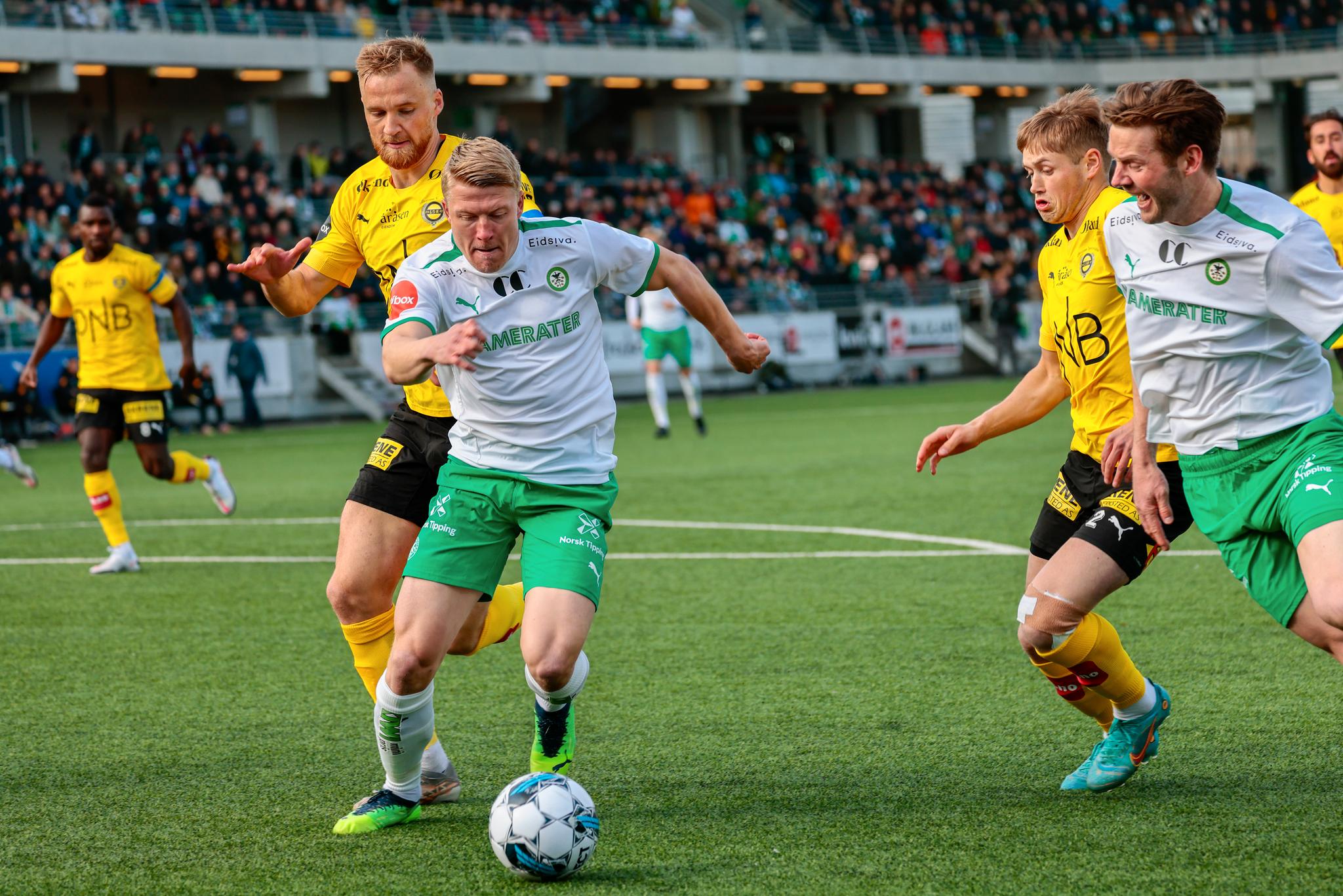 DOMINERTE: Kristian Eriksen leverte en sterk debut i eliteserien.