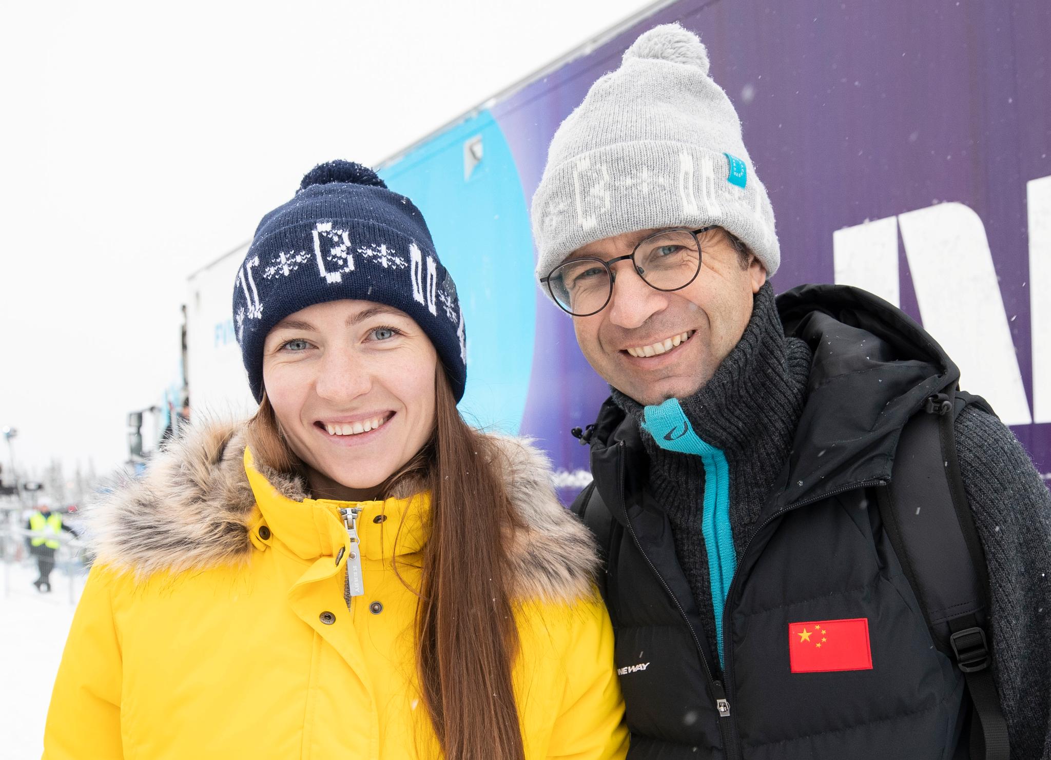 Ole Einar Bjørndalen jobber sammen med sin kone Darja Domratsjeva, også hun olympisk mester, på det kinesiske landslaget. Hun har ansvaret for jentene mens han er hovedtrener for hele landslaget. 