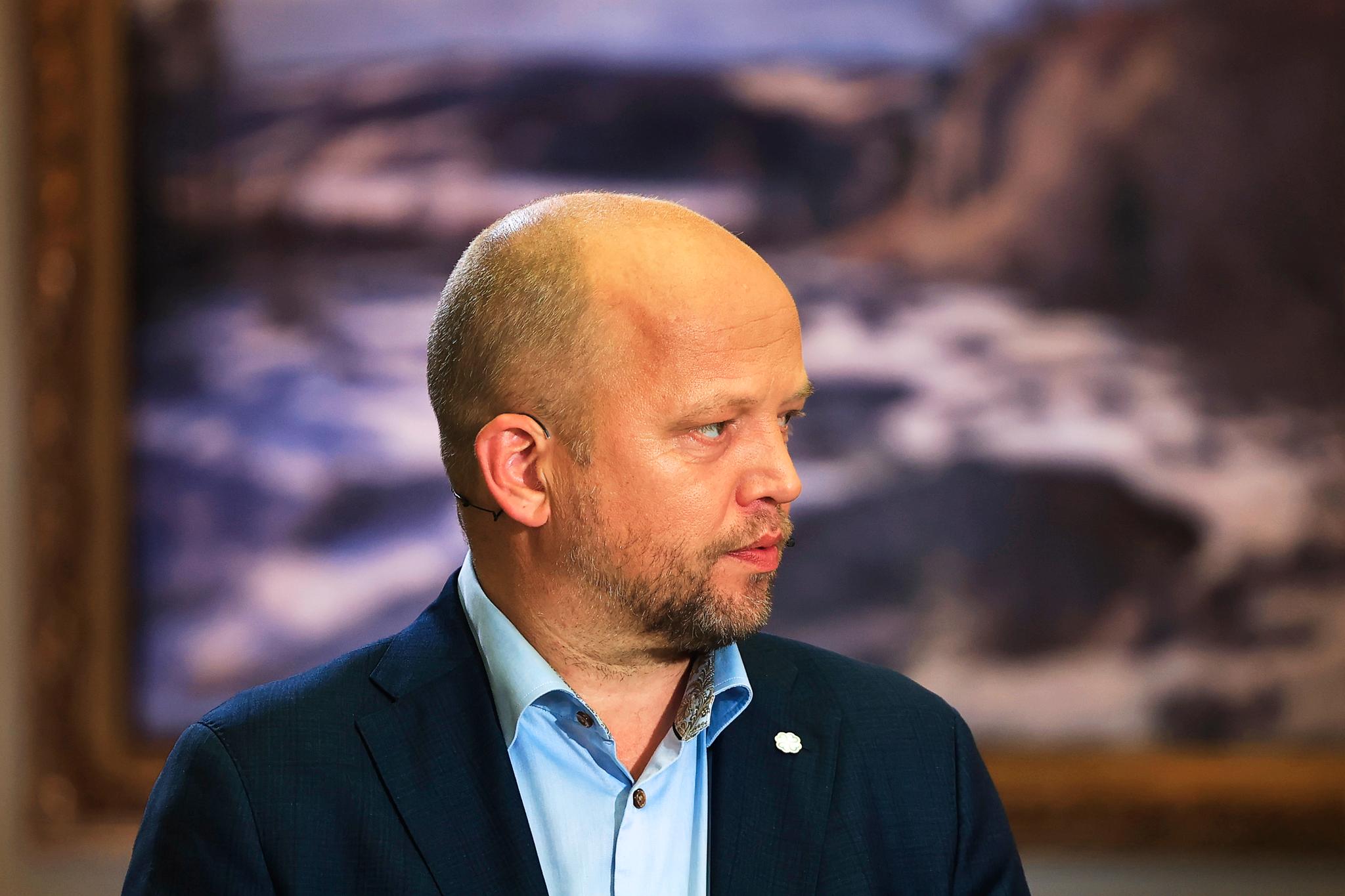 En rødgrønn som ser blått