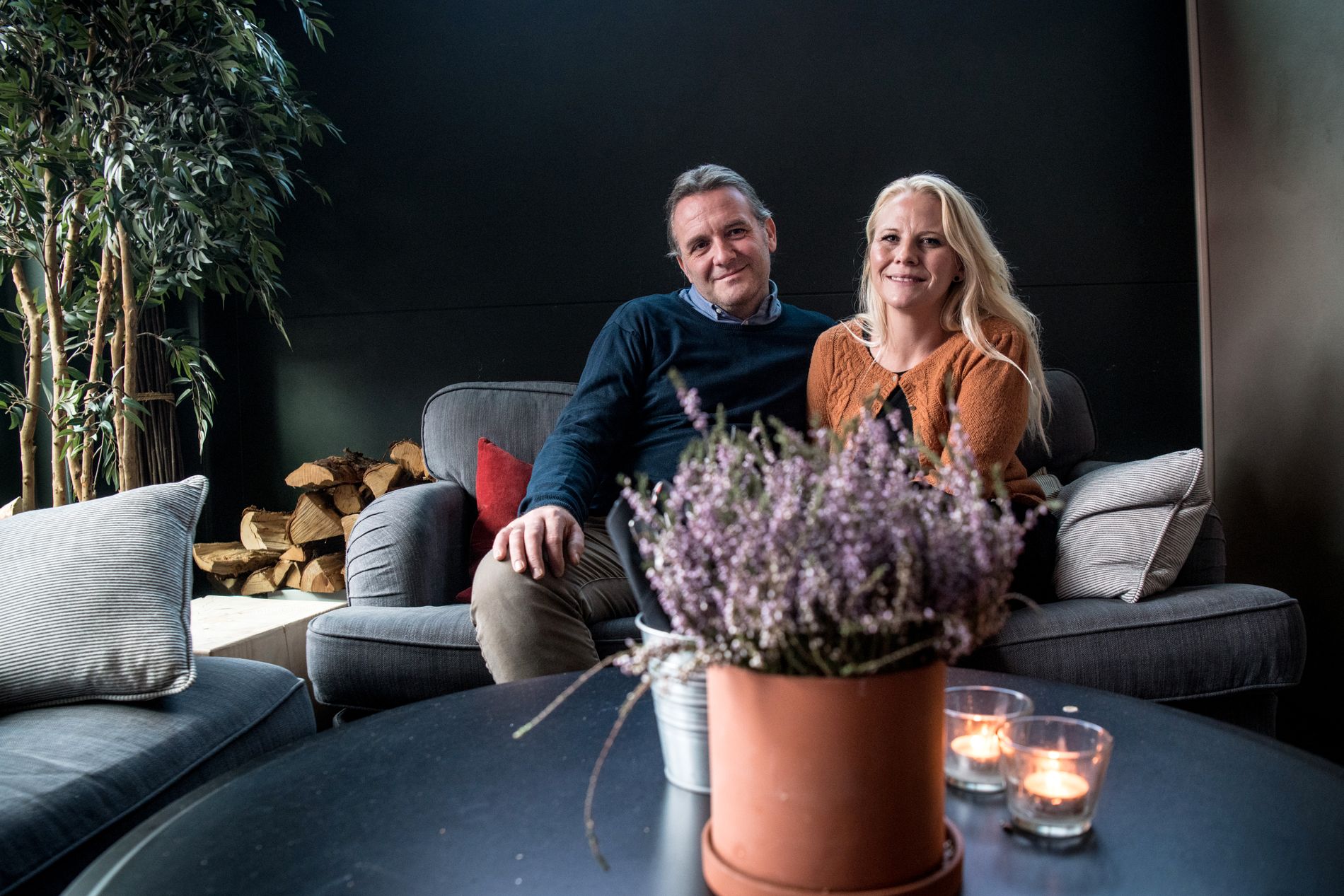  Didrik Hovind og Turid Espevik står bak ideen om om å låne Sørmarka Arena og lage en stor julefest for familier som sliter. 