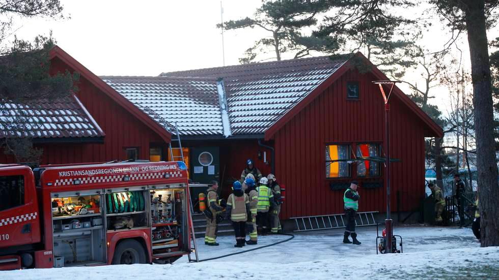 Brann i barnehage i Kristiansand