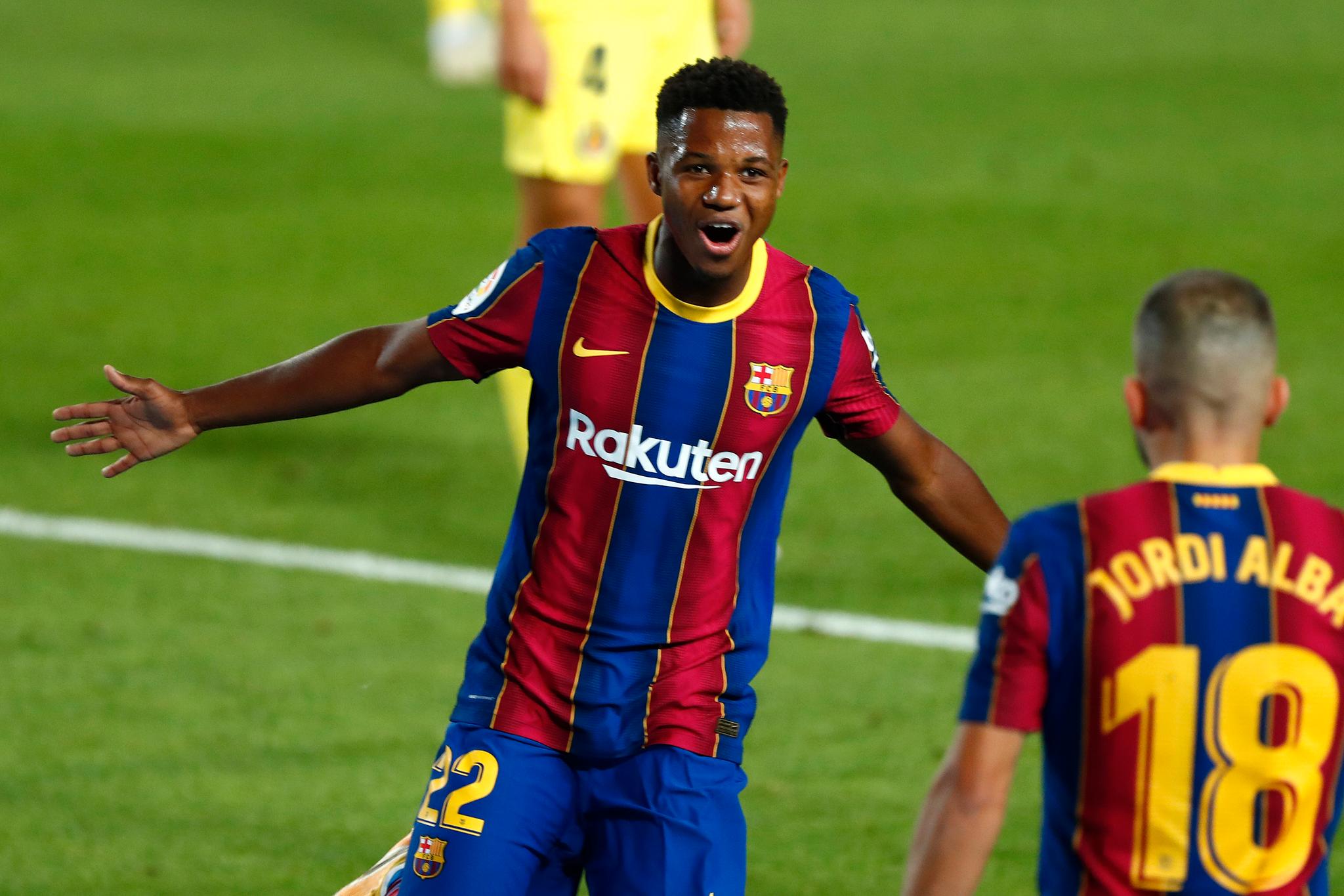 Ansu Fati strålte i Barcelonas serieåpning mot Villareal. 