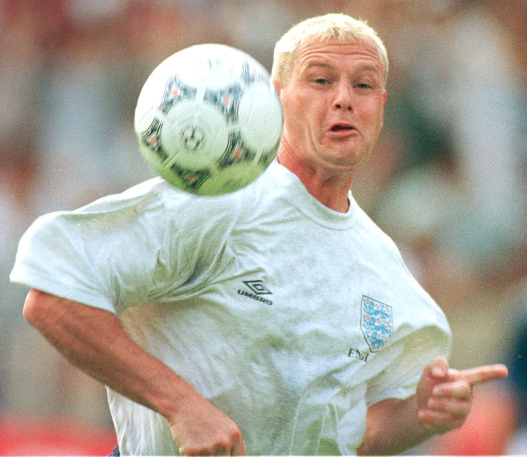 DOMINERTE: Paul Gascoigne var Englands store stjerne under EM i 1996, da de kom til semifinale på hjemmebane. 