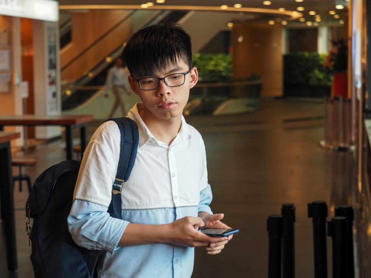Han løper 50 prosent risiko for å havne i fengsel, mener Joshua Wong. 