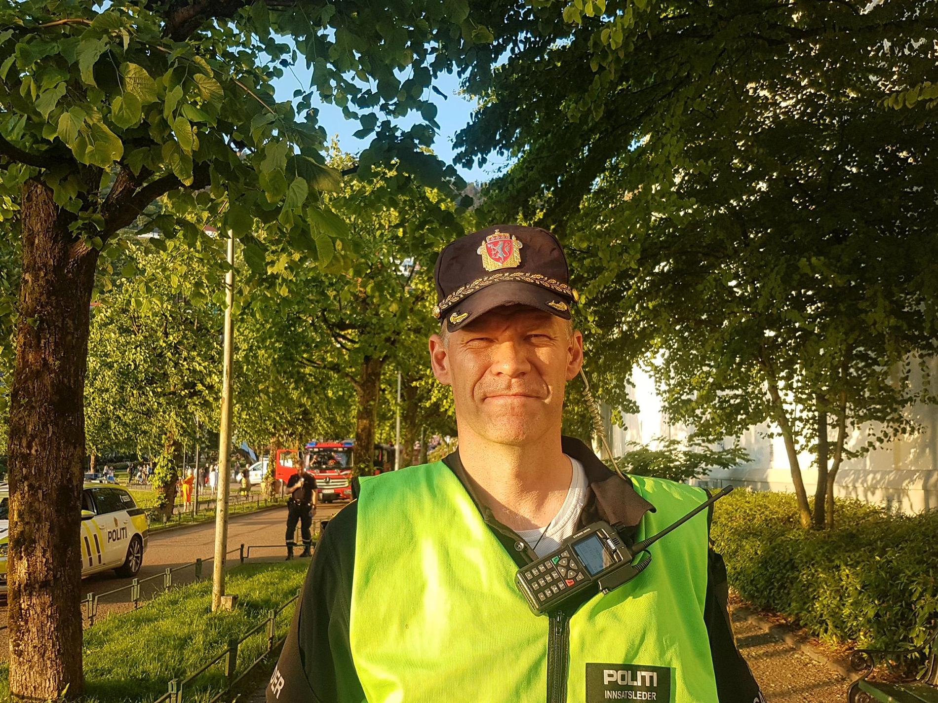 POLITI: Innsatsleder i politiet, Kjetil Øyri. 