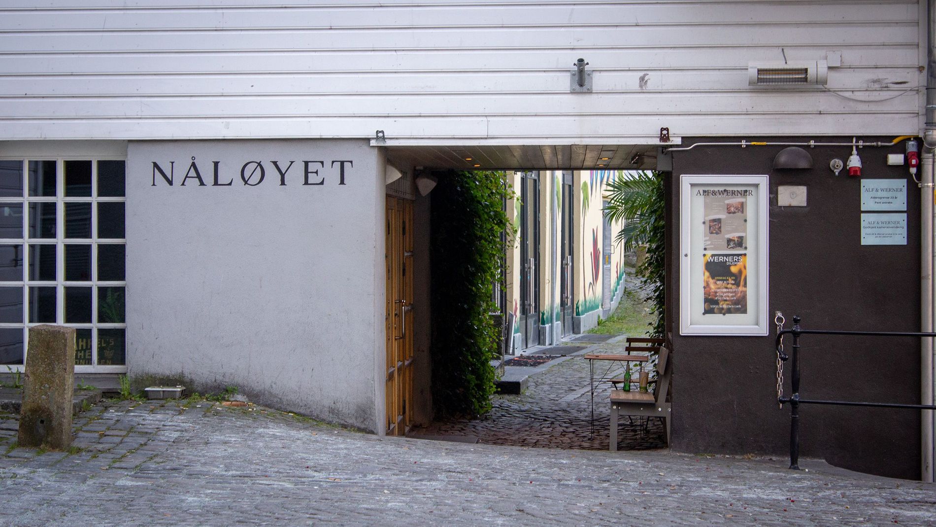 Stavanger Uteliv har også driftet Nåløyet, like ved inngangen til Alf & Werner. 