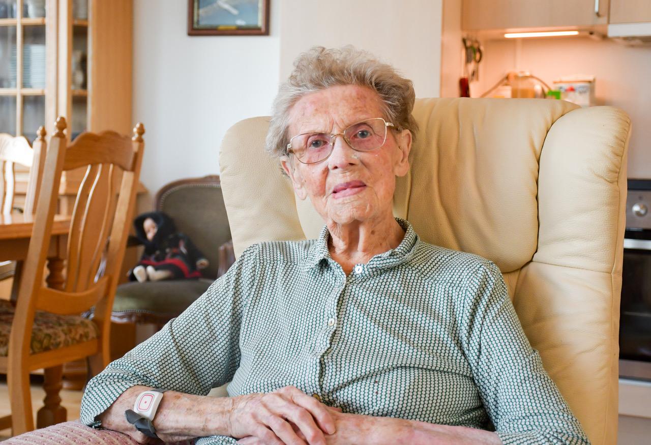 Ellen Marie Svendsen har bursdag, for i dag er hun 103 år.