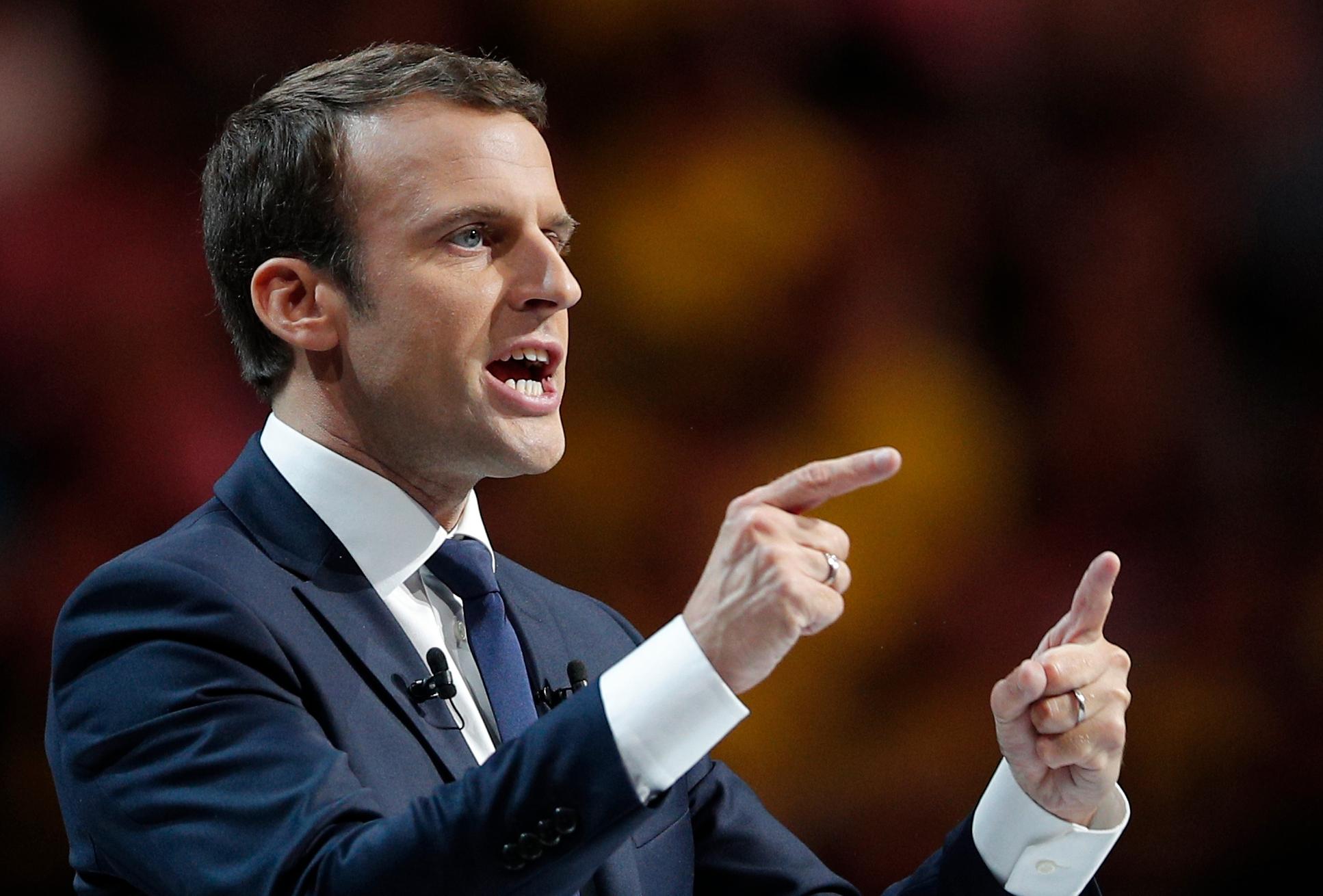 Emmanuel Macron er den mest russerskeptiske kandidaten i den franske presidentvalgkampen.