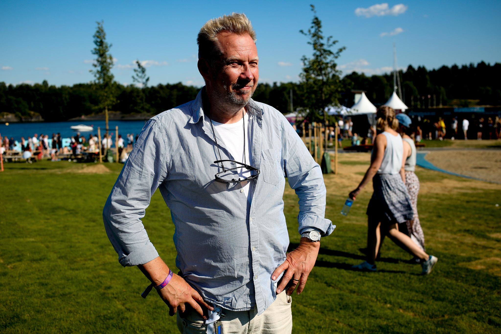 Toffen Gunnufsen er sjef for festivalen Kadetten. Han tar avstand fra cannabisbruk blant festivaldeltagerne.