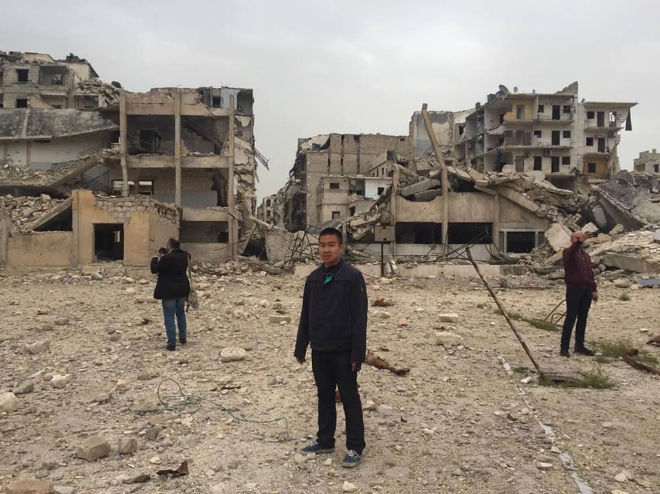 SYRIA: I april besøkte 24-åringen Syria. Det er langt flere turister her enn han forventet. 