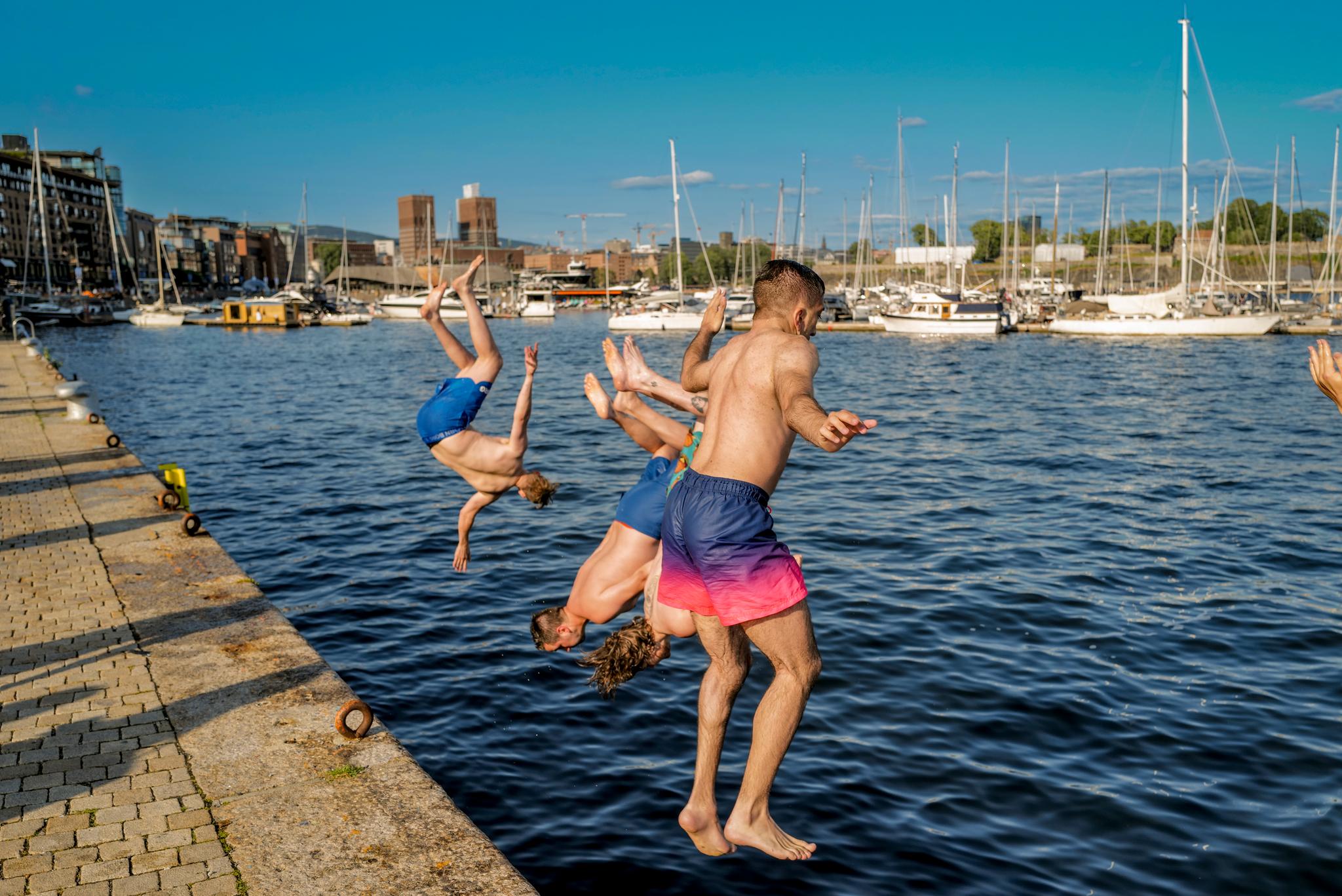 Oslo kommune fraråder bading i helgen.