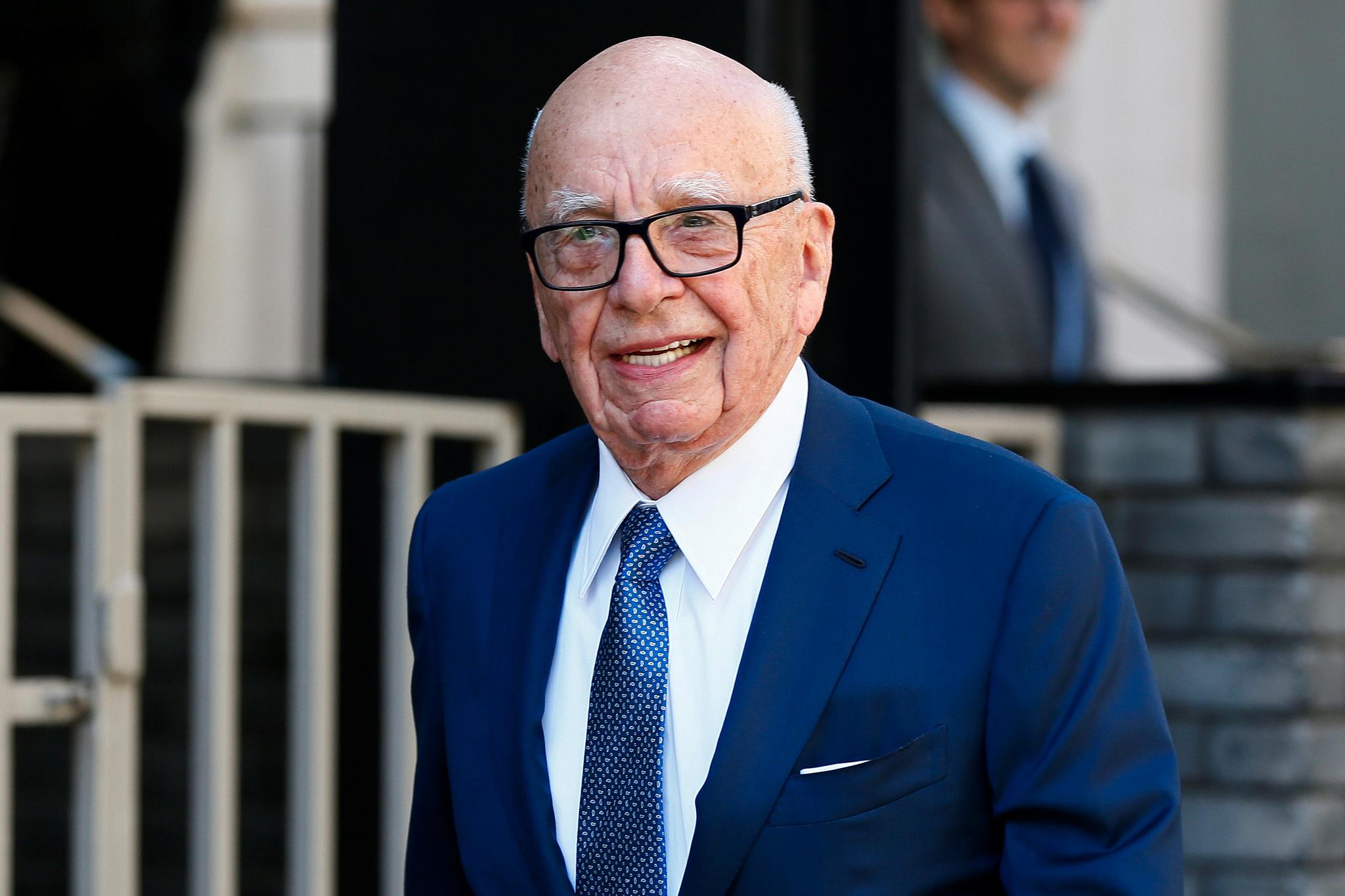 Mediemogul Rupert Murdoch kontrollerer en rekke politiske medier.