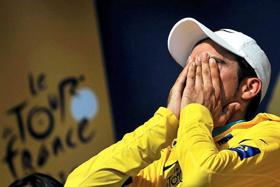 RØRT: Alberto Contador kommer til å vinne sin tredje Tour de France.