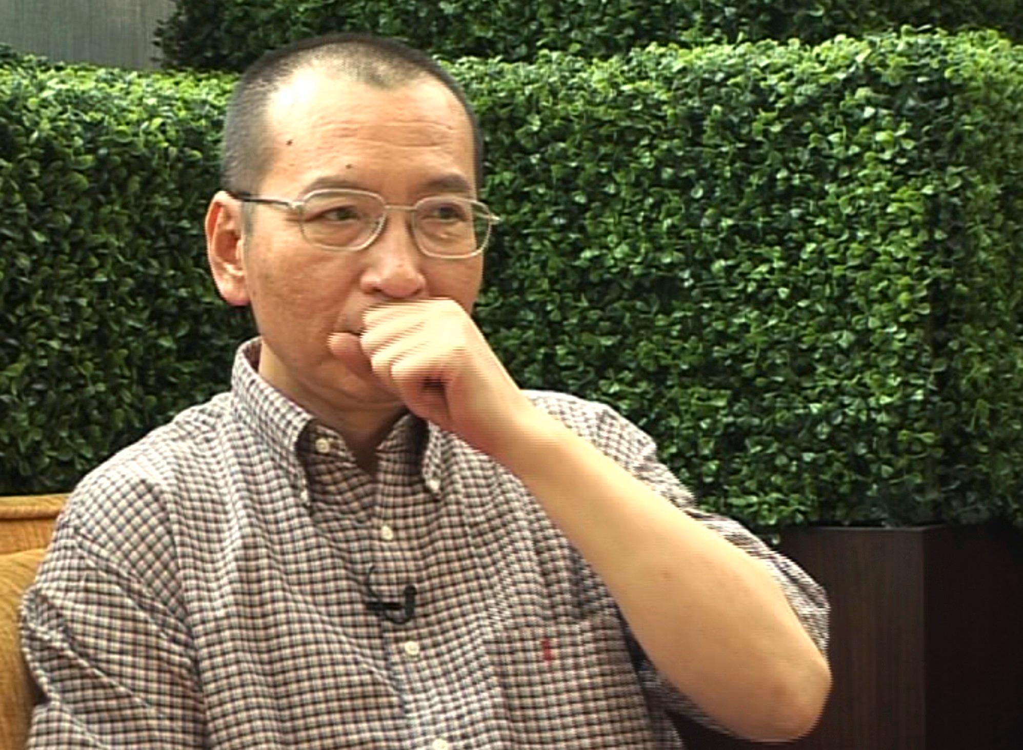 Liu Xiaobo i 2008, før han ble fengslet.  