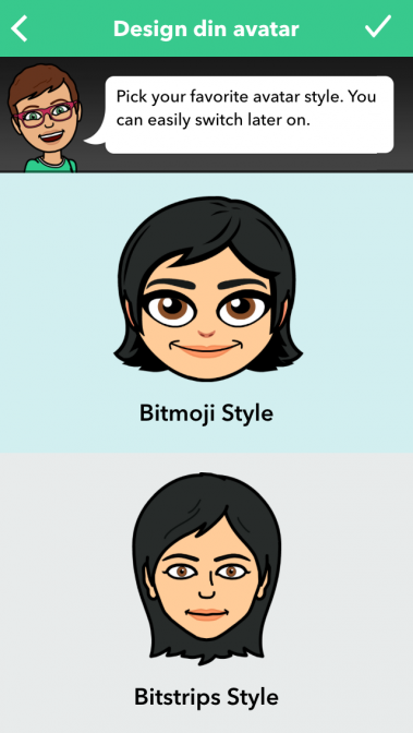 Steg to er å velge hvilken type emoji/avatar du vil være. Steg to er å velge hvilken type emoji/avatar du vil være.
